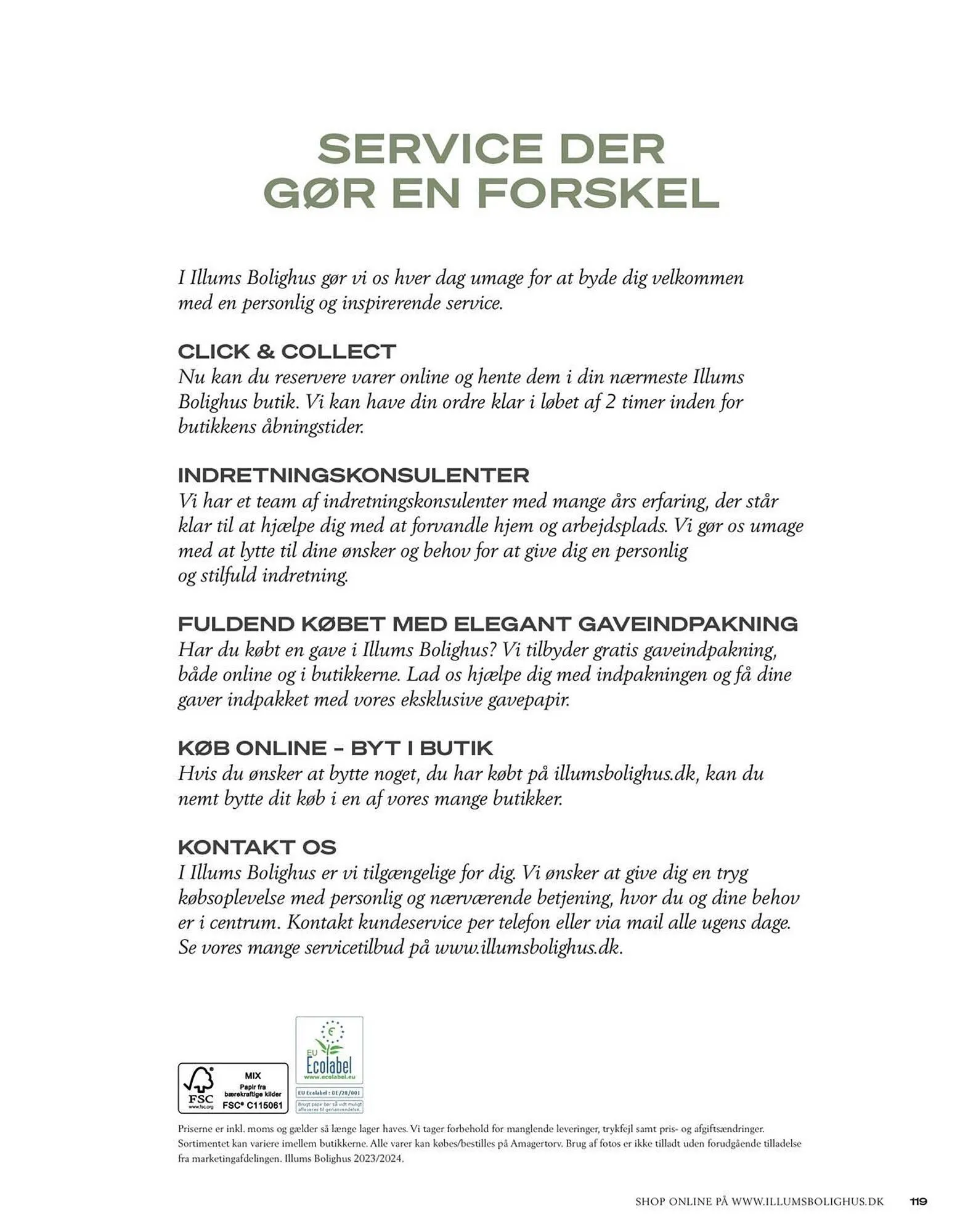Illums Bolighus tilbudsavis Gyldig indtil 8. november - 31. december 2023 - tilbudsavis side 117