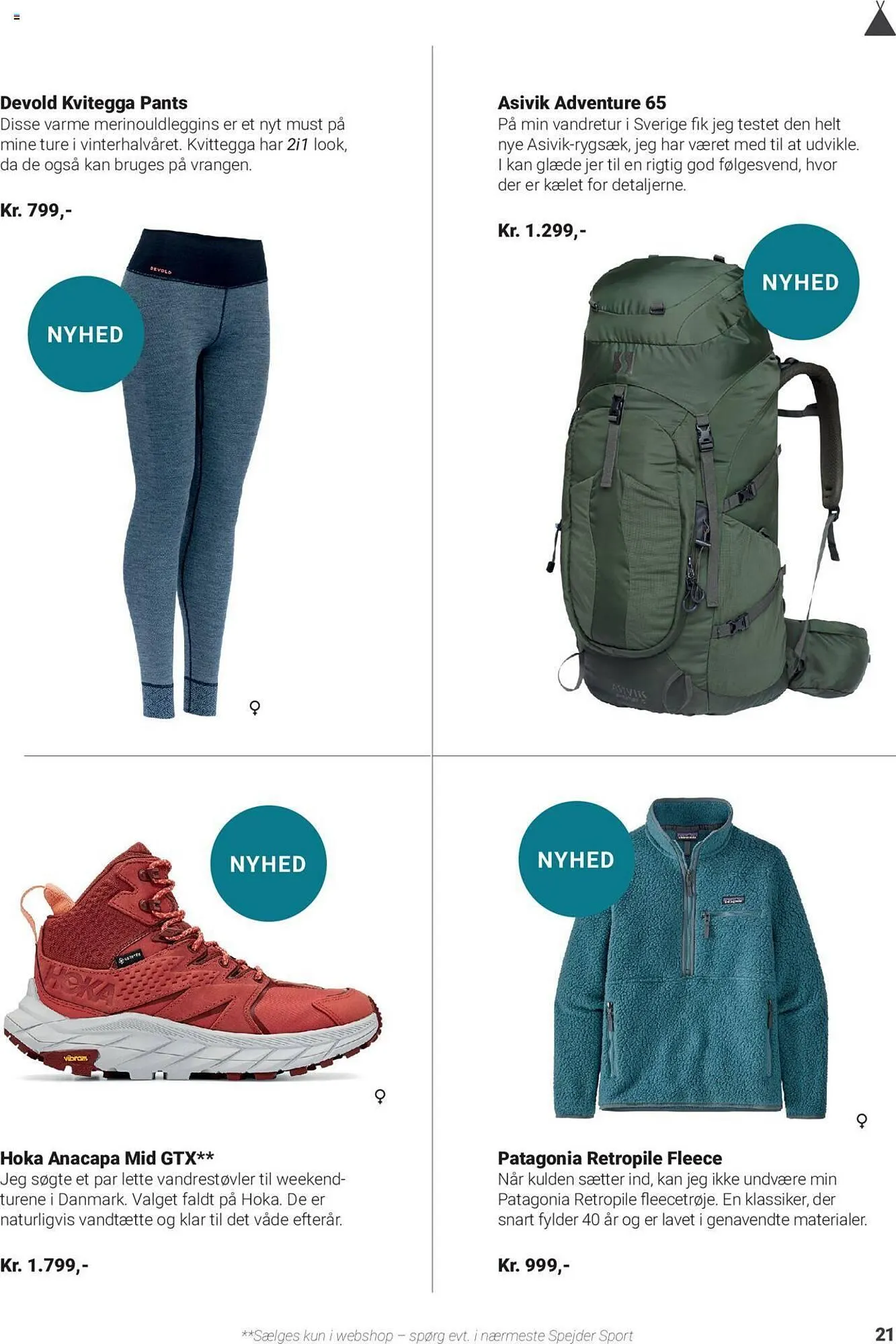 Spejder Sport tilbudsavis Gyldig indtil 28. august - 30. december 2023 - tilbudsavis side 21