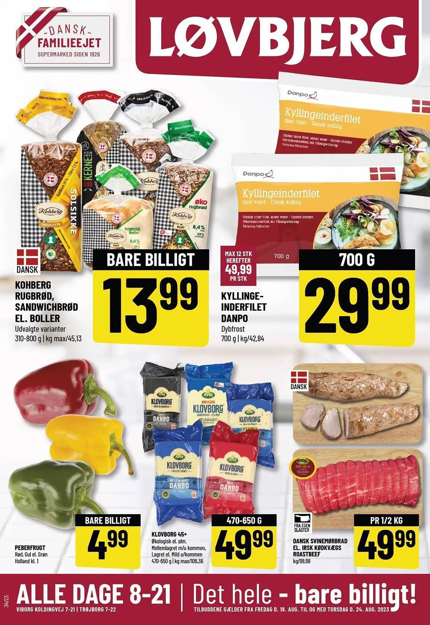 Løvbjerg tilbudsavis Gyldig indtil 18. august - 24. august 2023 - tilbudsavis side 1