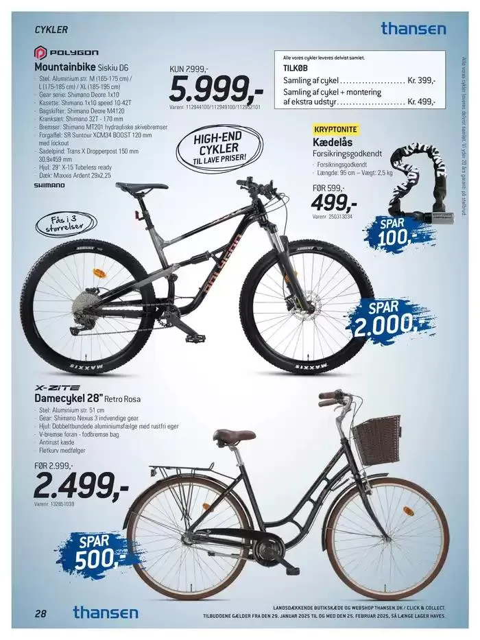 Aktuell kundeavis Thansen Gyldig indtil 29. januar - 25. februar 2025 - tilbudsavis side 28