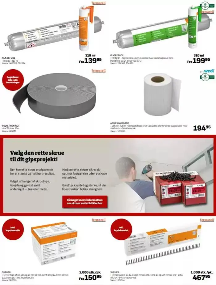 Katalog Lofter , Gips , Gulve , Isolering 2025 Gyldig indtil 24. februar - 31. december 2025 - tilbudsavis side 14