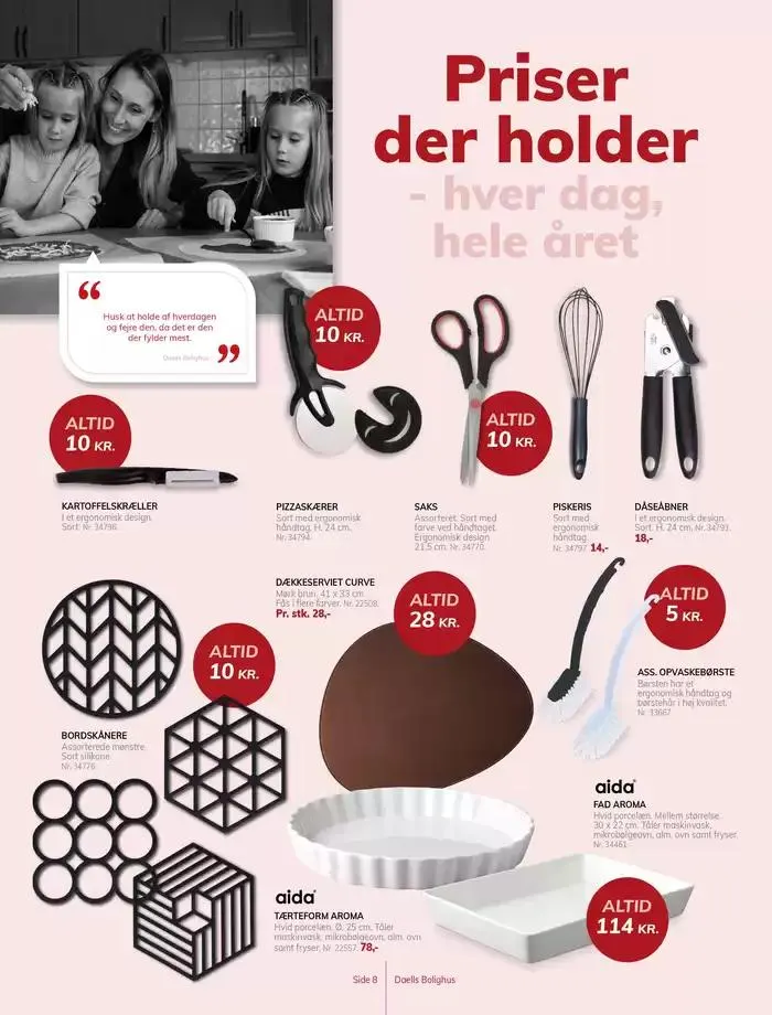 Daells Bolighus Vi fejrer hverdagen Gyldig indtil 30. januar - 13. februar 2025 - tilbudsavis side 8