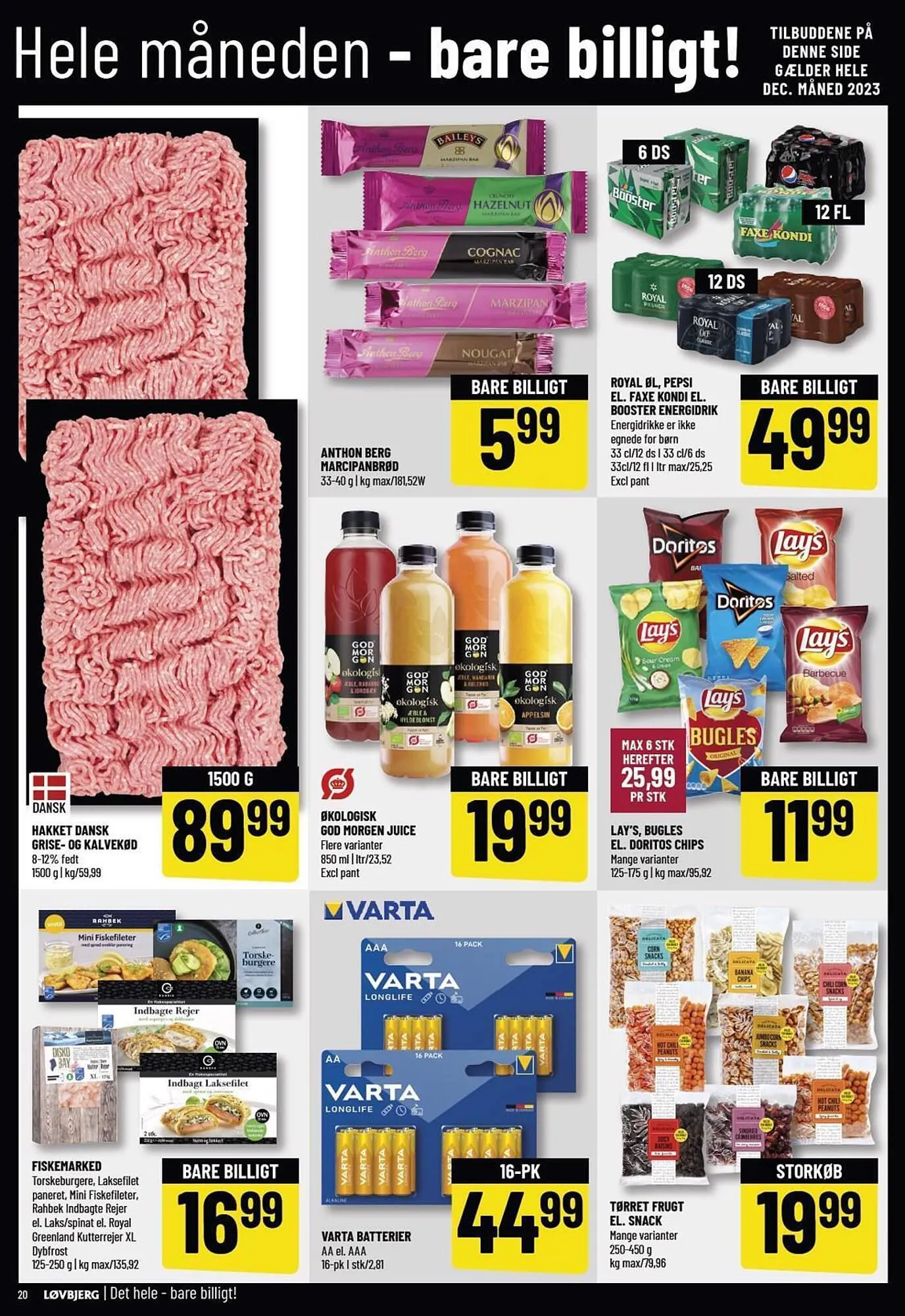 Løvbjerg tilbudsavis Gyldig indtil 1. december - 7. december 2023 - tilbudsavis side 20