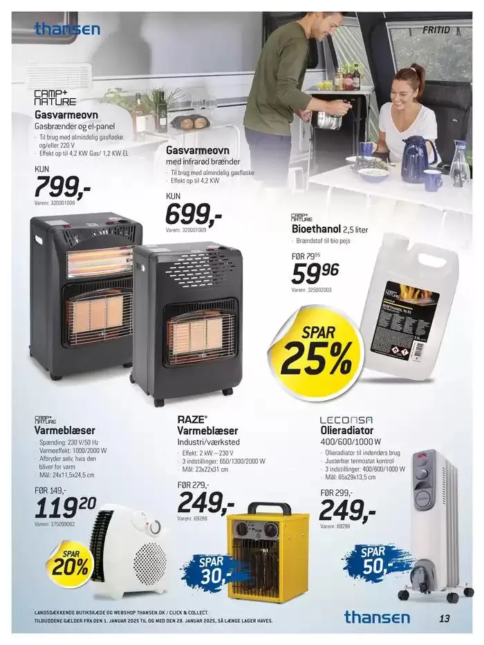 Aktuell kundeavis Thansen Gyldig indtil 1. januar - 28. januar 2025 - tilbudsavis side 13