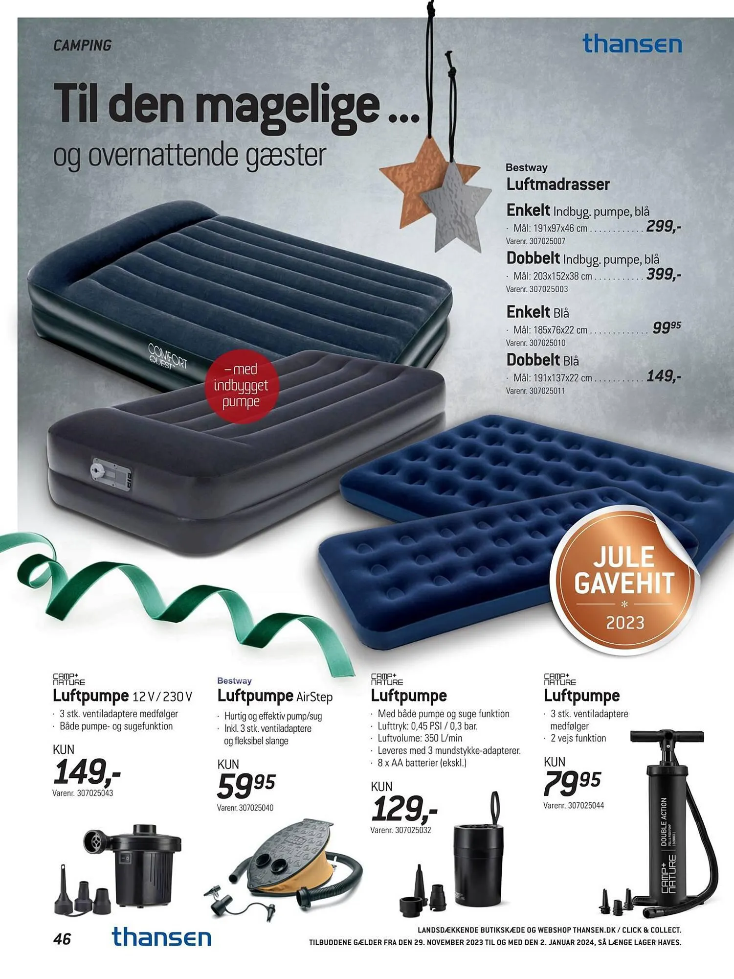 Thansen tilbudsavis Gyldig indtil 28. november - 2. januar 2024 - tilbudsavis side 46