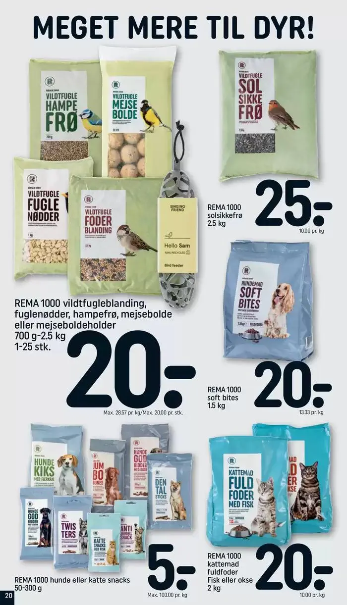 Rema 1000 Tilbudsavis Gyldig indtil 1. februar - 8. februar 2025 - tilbudsavis side 20