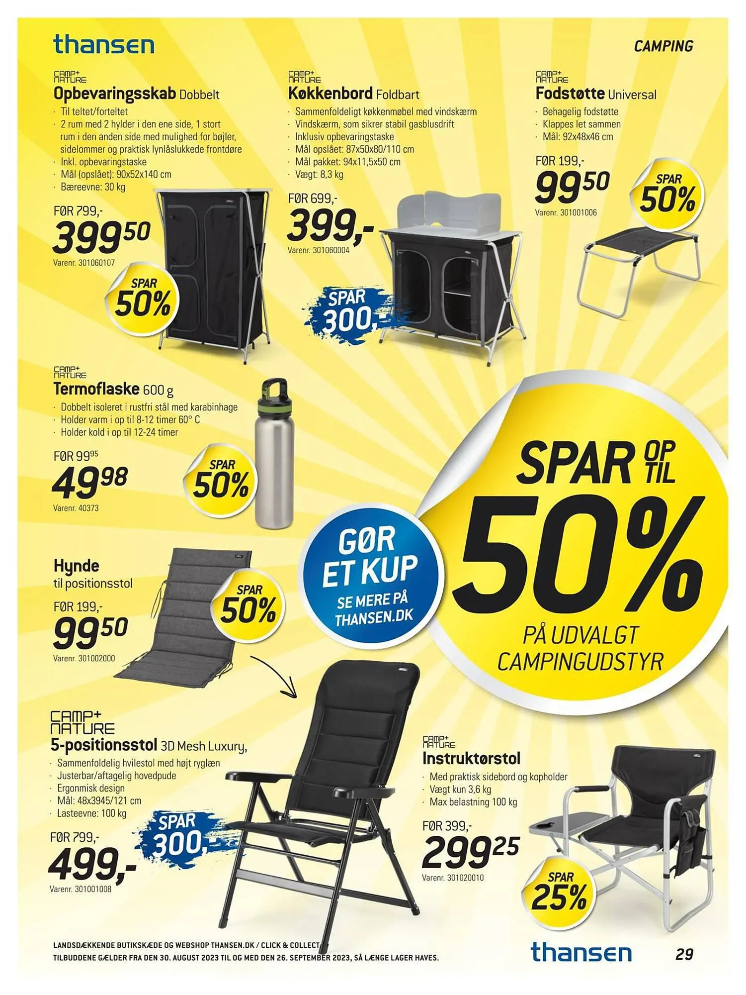 Thansen tilbudsavis Gyldig indtil 29. august - 26. september 2023 - tilbudsavis side 29