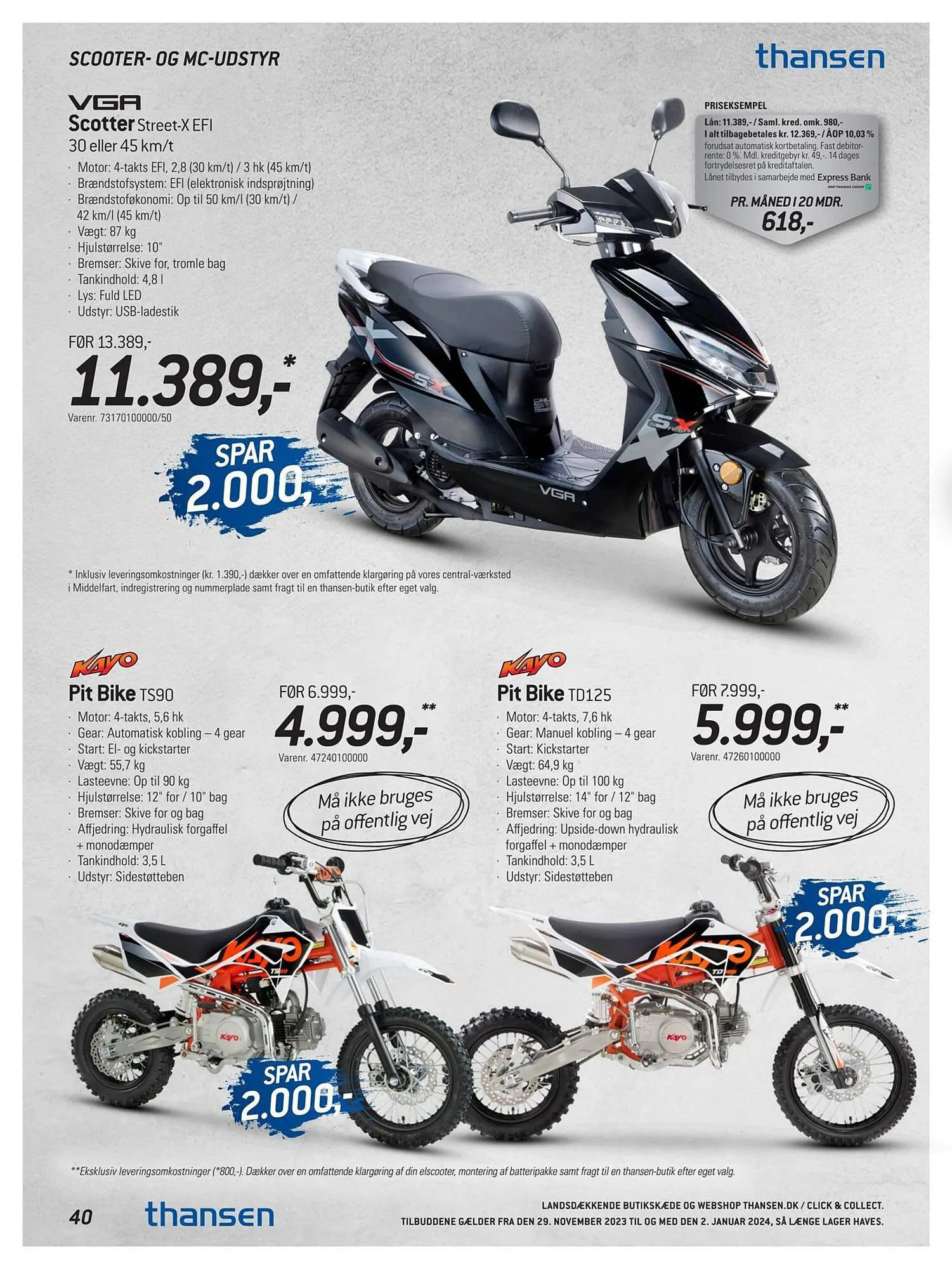 Thansen tilbudsavis Gyldig indtil 28. november - 2. januar 2024 - tilbudsavis side 40