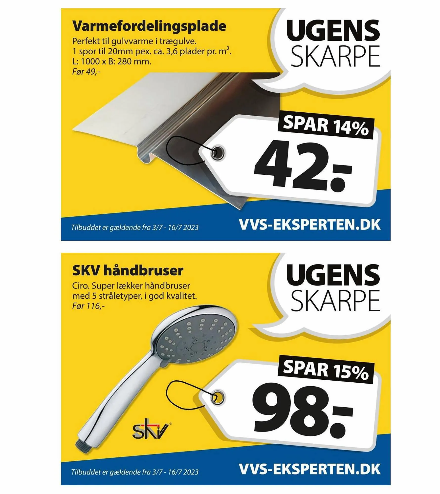 VVS Eksperten tilbudsavis Gyldig indtil 4. juli - 24. juli 2023 - tilbudsavis side 2
