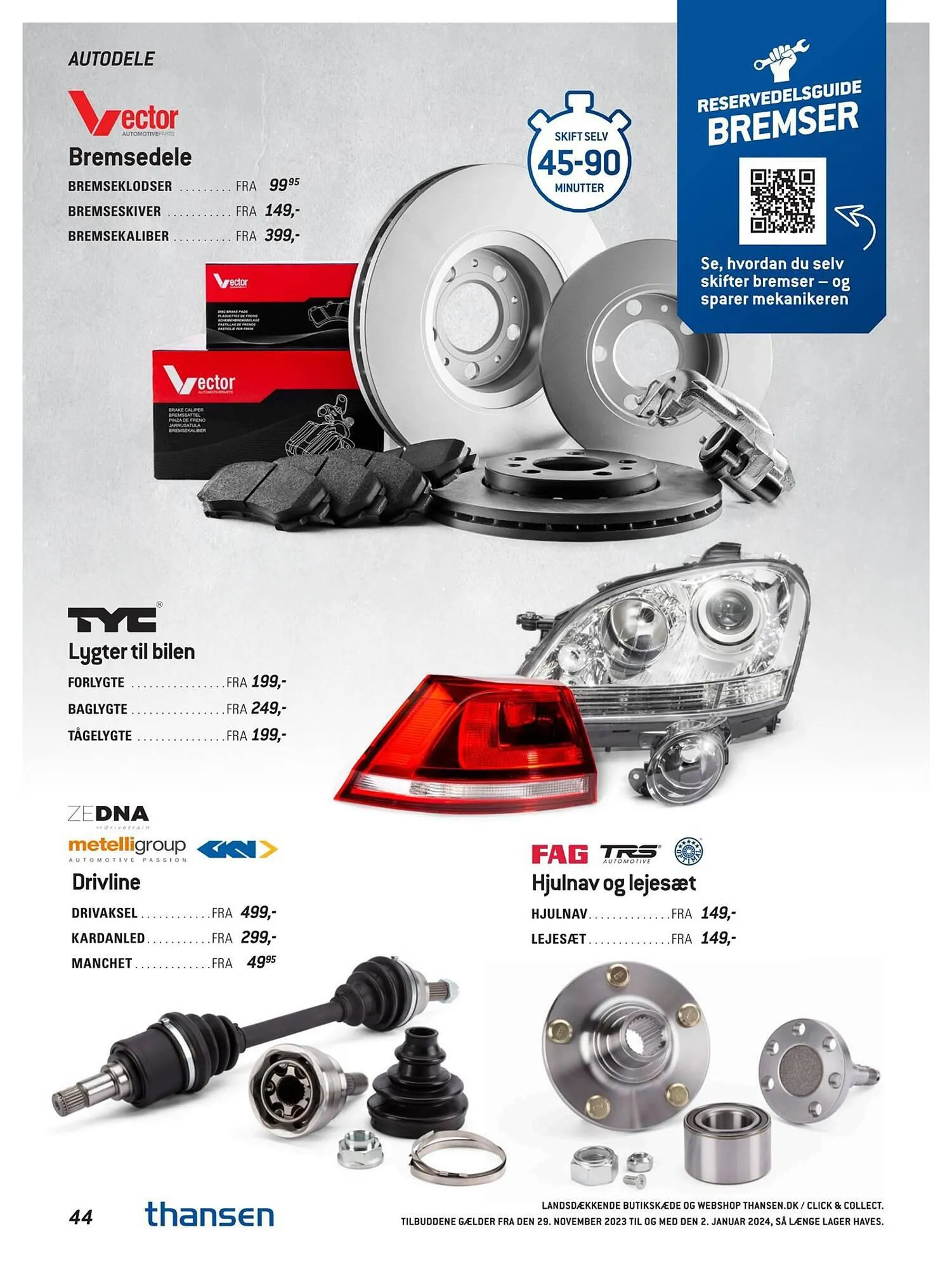 Thansen tilbudsavis Gyldig indtil 28. november - 2. januar 2024 - tilbudsavis side 44