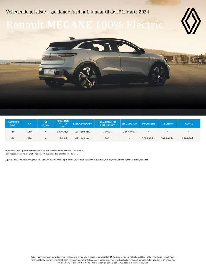 Renault Megane E-Tech 100% electric - 1