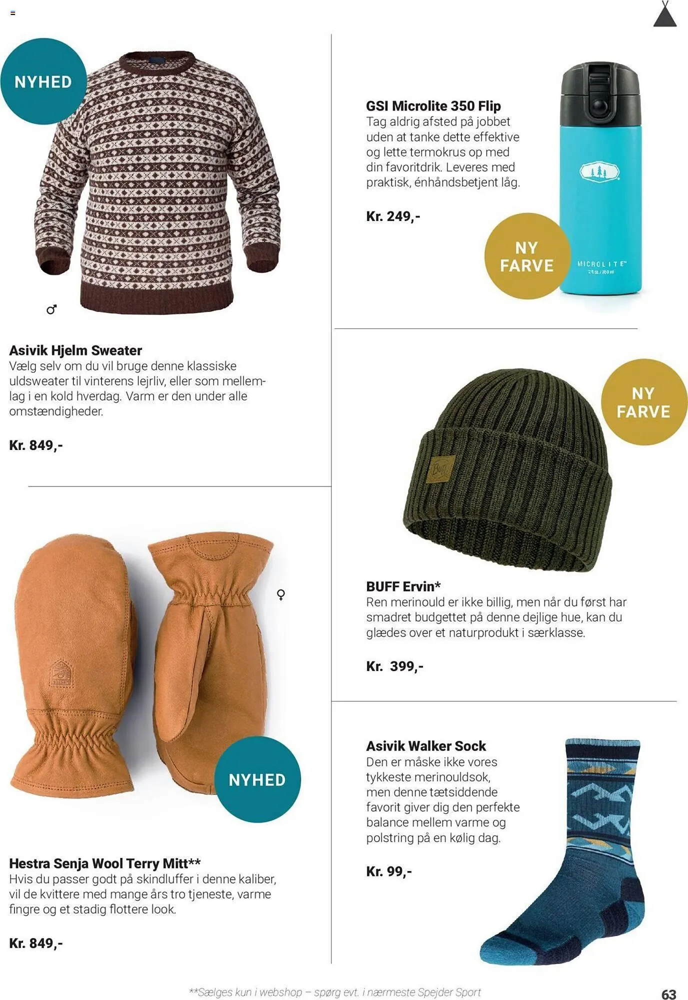 Spejder Sport tilbudsavis Gyldig indtil 28. august - 30. december 2023 - tilbudsavis side 63