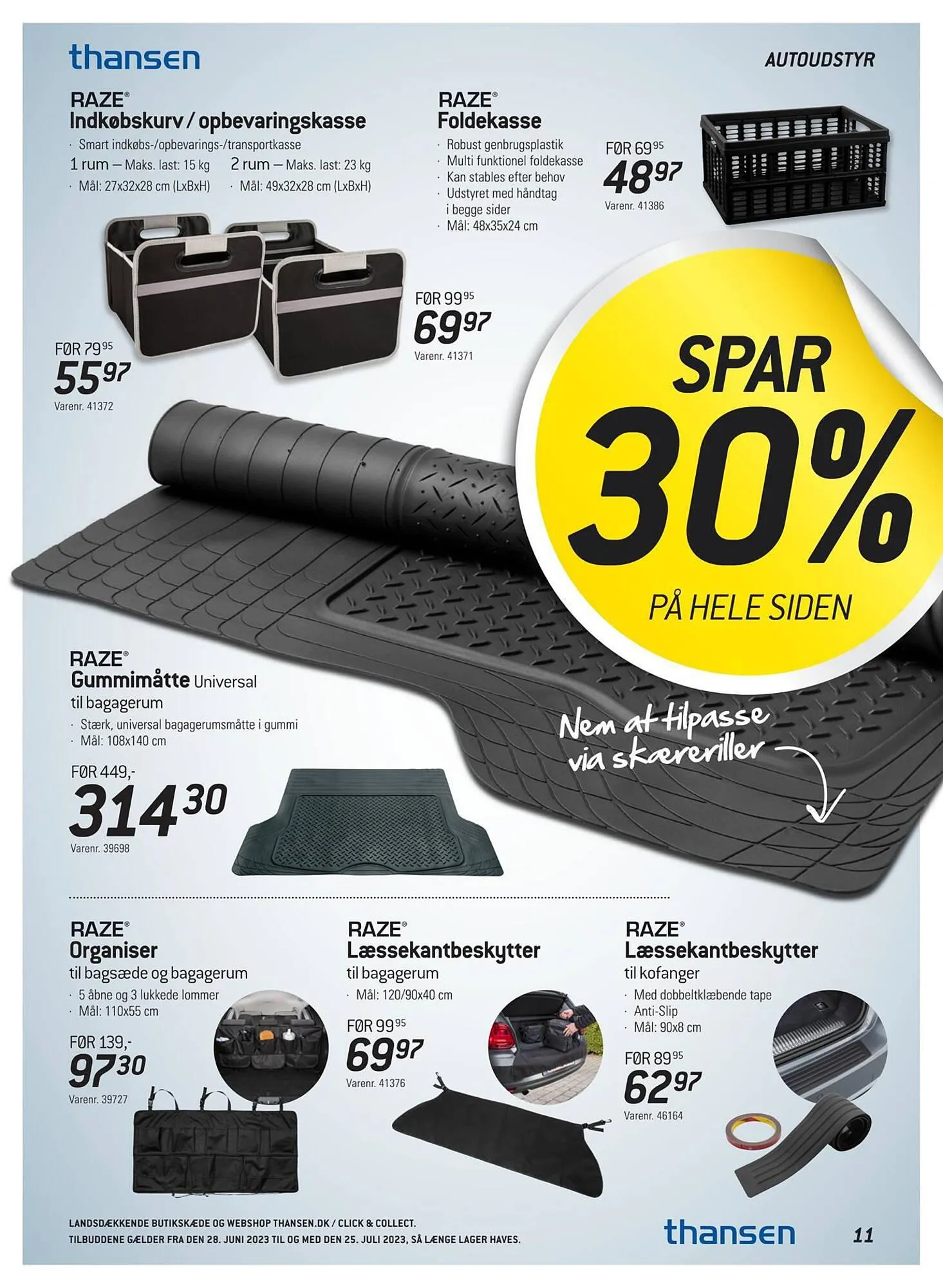Thansen tilbudsavis Gyldig indtil 27. juni - 25. juli 2023 - tilbudsavis side 11