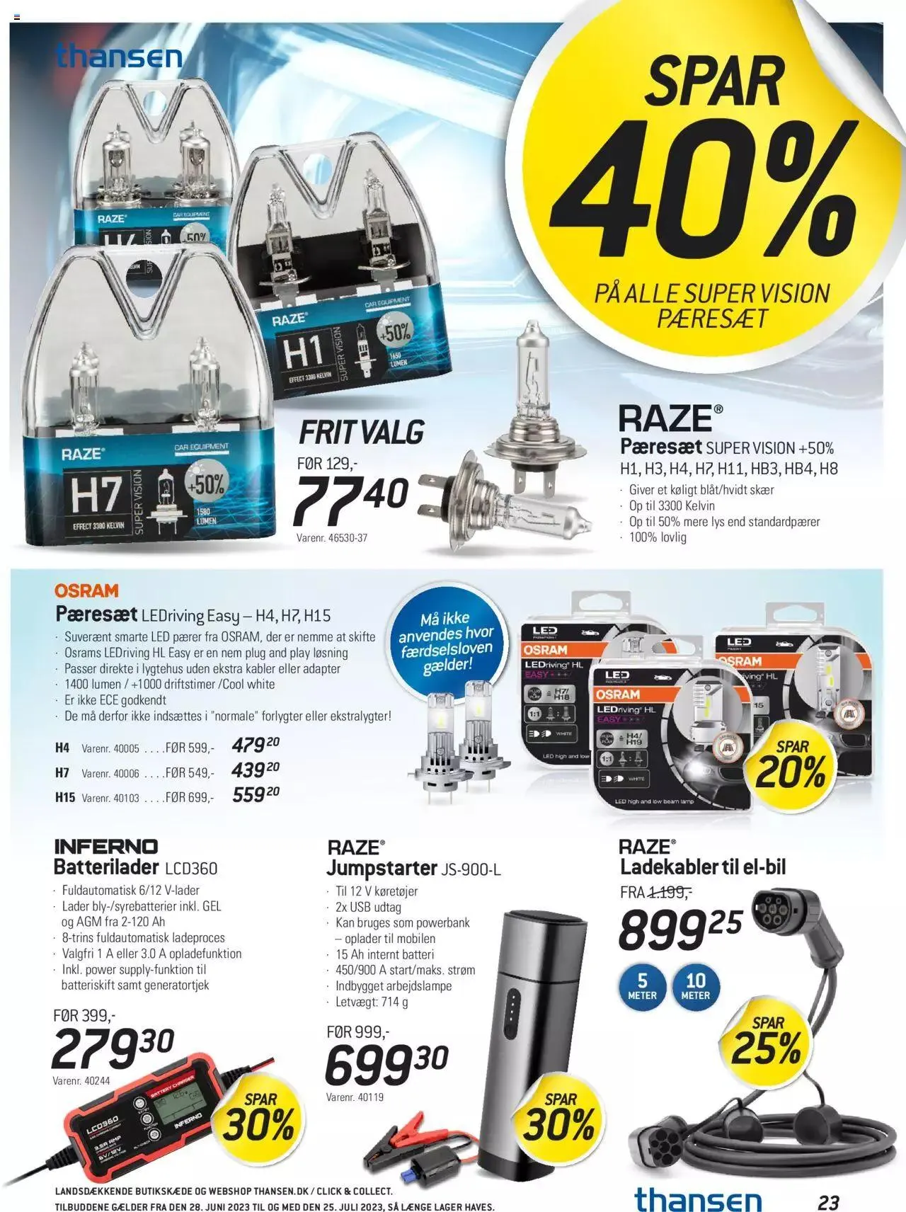 Thansen - Tilbudsavis Gyldig indtil 28. juni - 1. august 2023 - tilbudsavis side 23