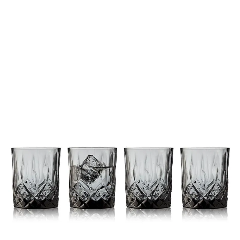 Lyngby Glas Sorrento whiskyglas smoke 32 cl 4 stk.