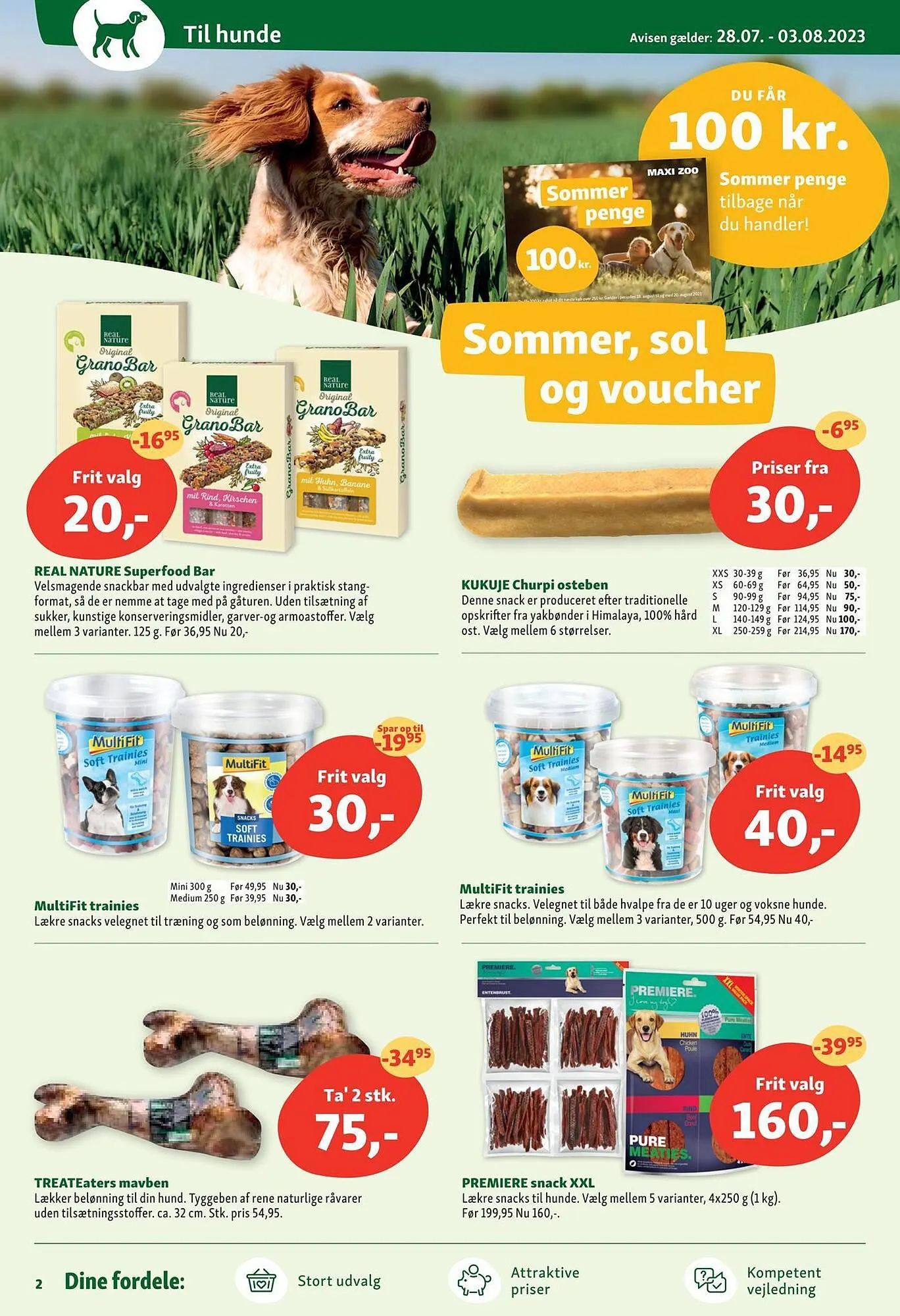 Maxi Zoo tilbudsavis Gyldig indtil 27. juli - 3. august 2023 - tilbudsavis side 3