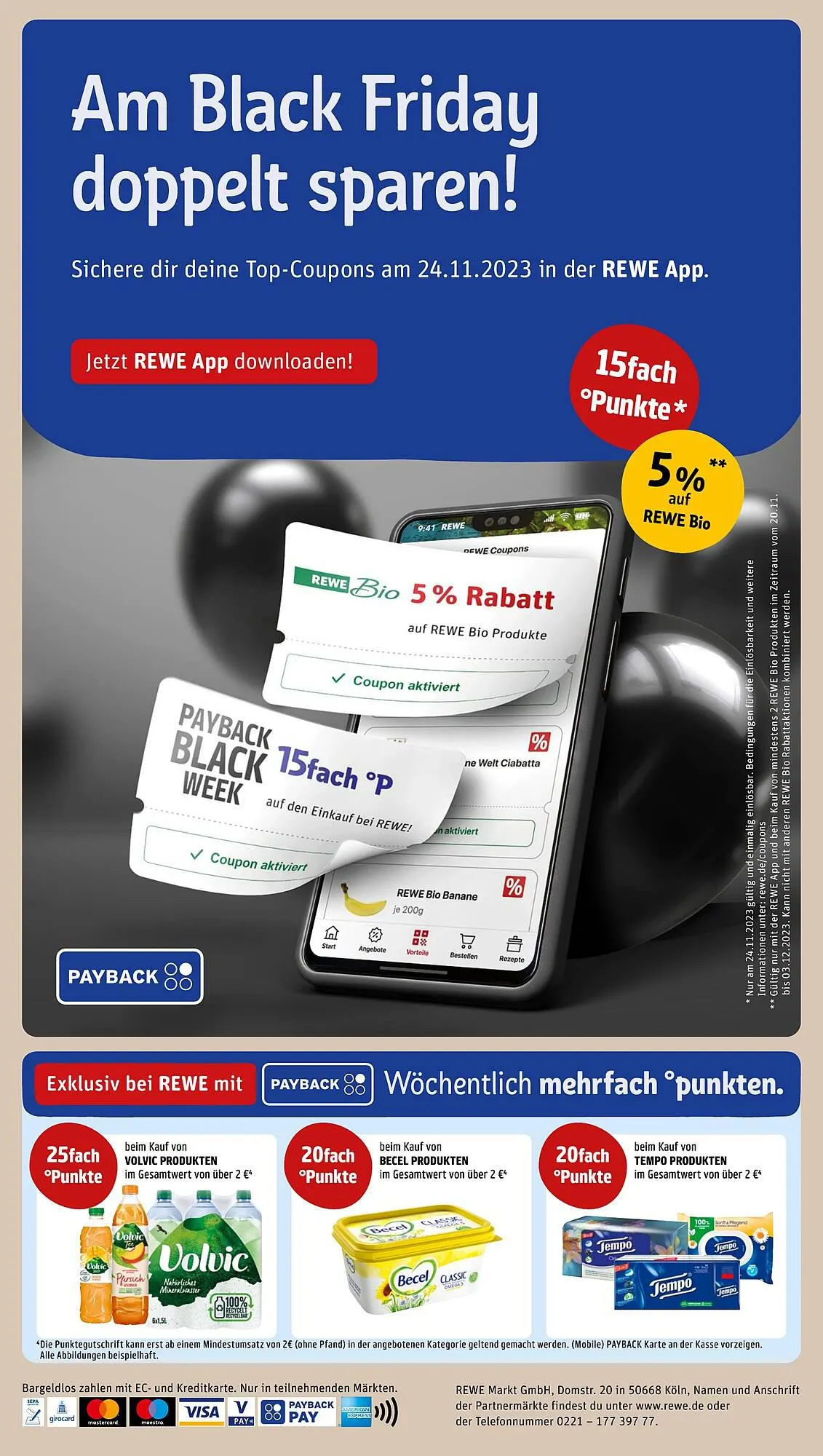 REWE tilbudsavis Gyldig indtil 20. november - 25. november 2023 - tilbudsavis side 18