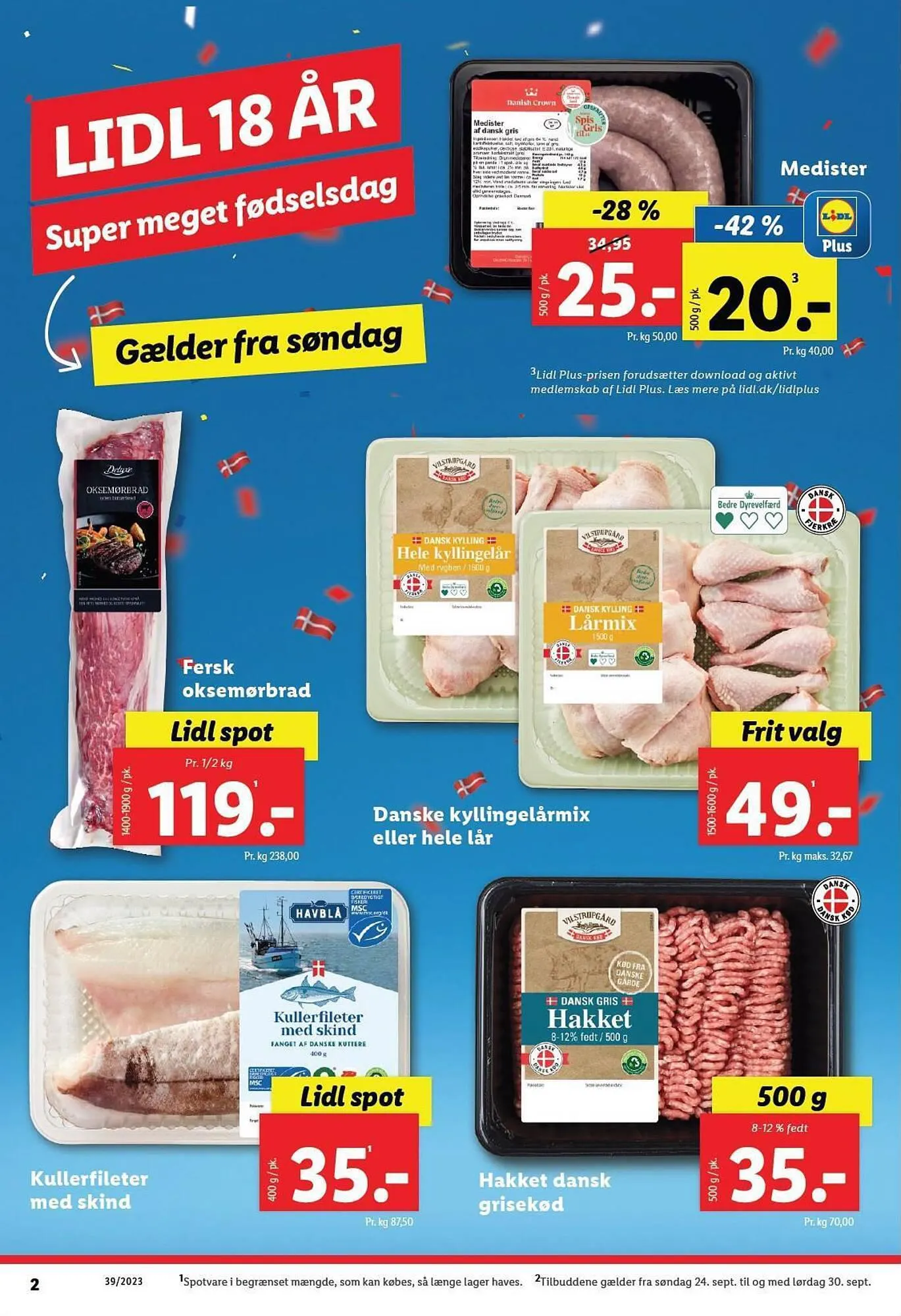 Lidl tilbudsavis Gyldig indtil 24. september - 30. september 2023 - tilbudsavis side 1