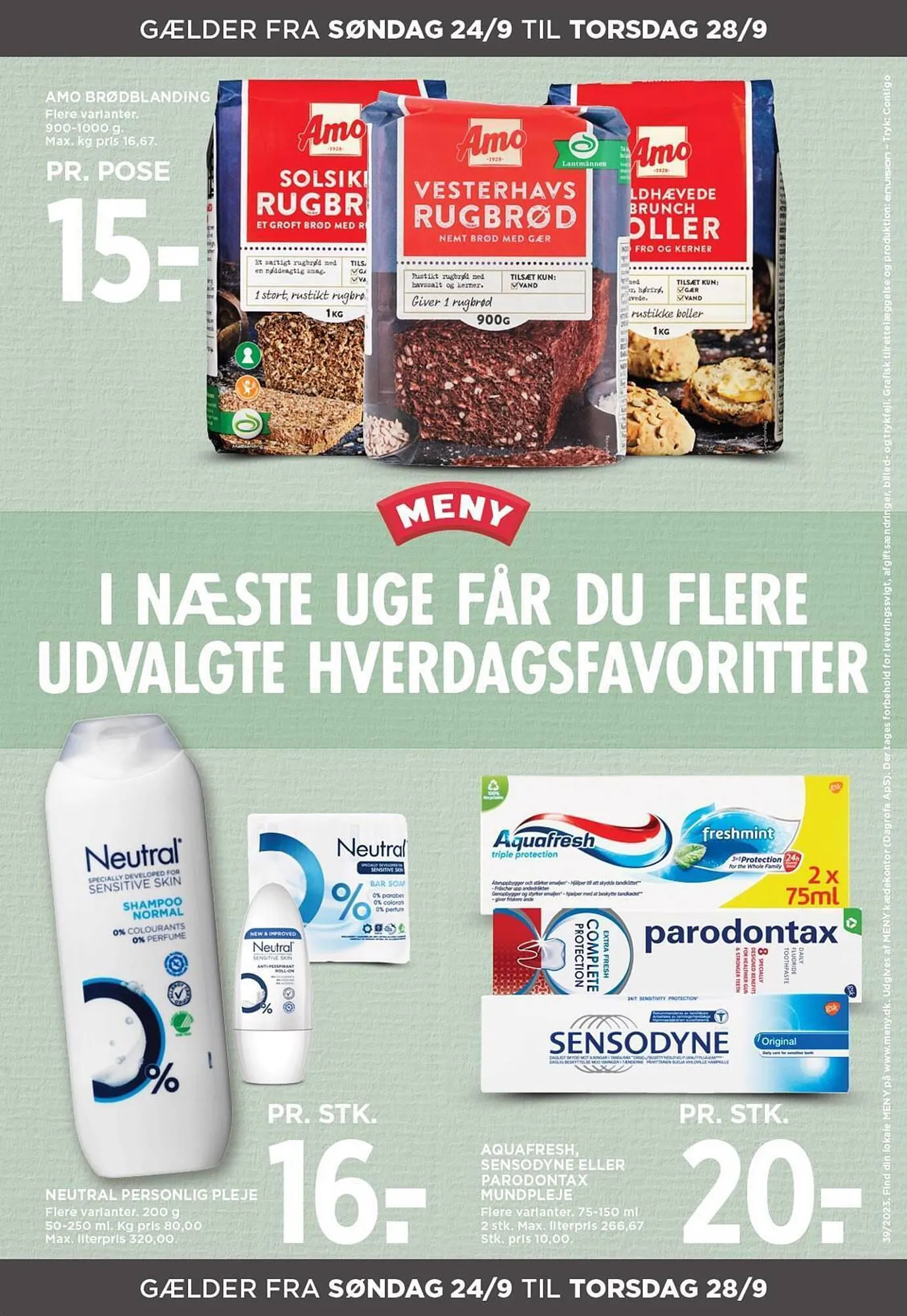 MENY tilbudsavis Gyldig indtil 24. september - 28. september 2023 - tilbudsavis side 4