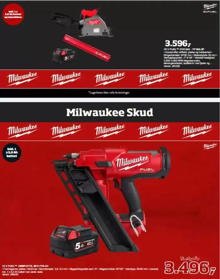 Elværktøj Avis Gyldig indtil 12. november - 12. januar 2025 - tilbudsavis side 28