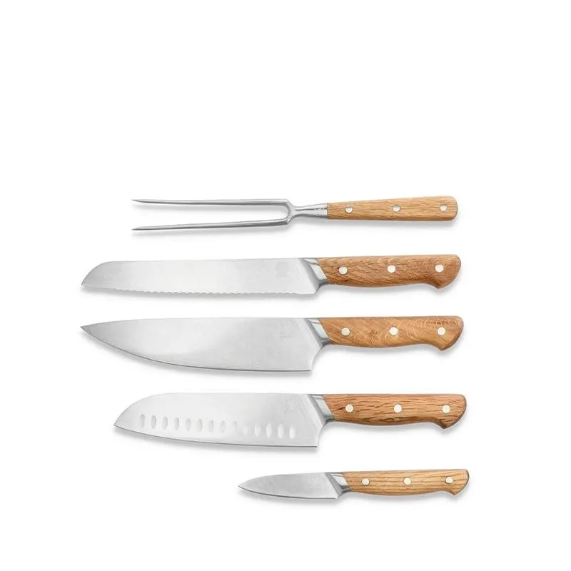 Morsø Foresta Knivsæt Egetræ 5 stk.