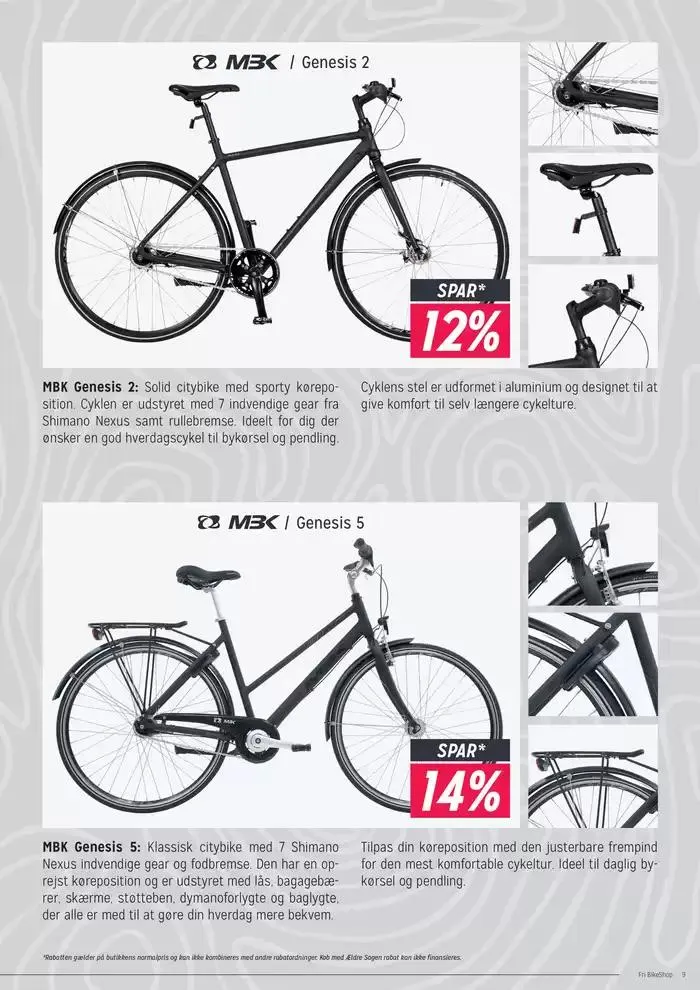 Fri BikeShop Tilbudsavis Gyldig indtil 24. januar - 7. februar 2025 - tilbudsavis side 9