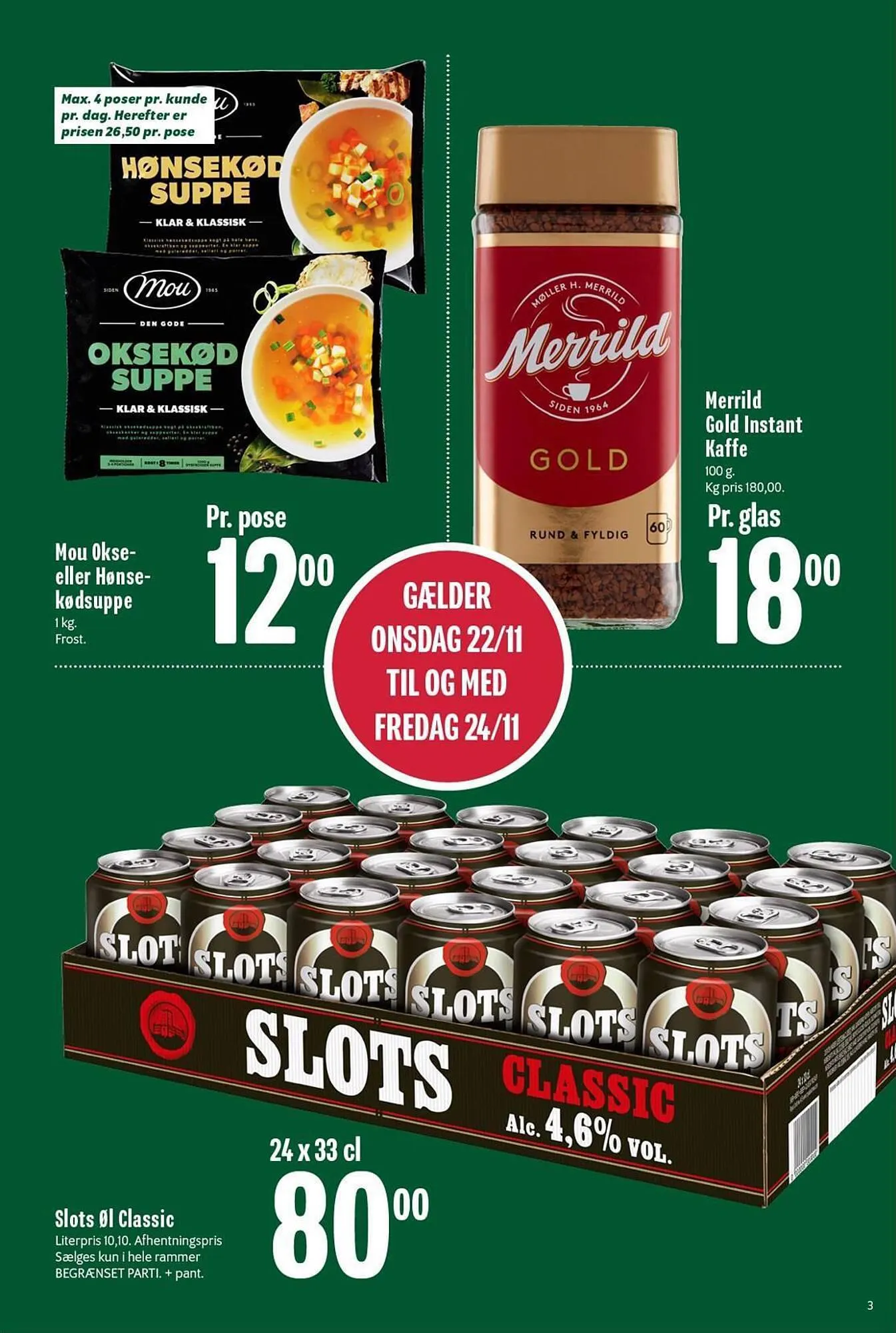 Min Købmand tilbudsavis Gyldig indtil 18. november - 24. november 2023 - tilbudsavis side 3