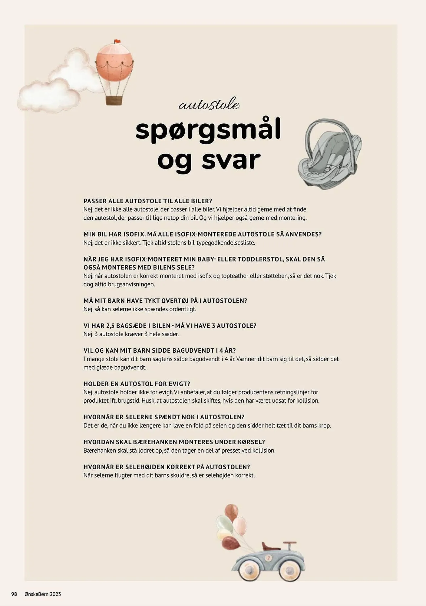 ØnskeBørn tilbudsavis Gyldig indtil 3. august - 31. december 2023 - tilbudsavis side 98