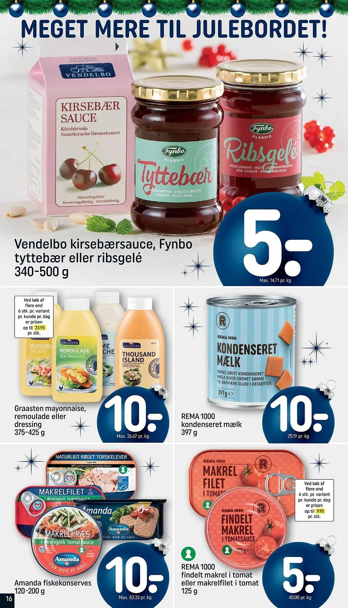 Rema 1000 tilbudsavis Gyldig indtil 9. december - 16. december 2023 - tilbudsavis side 16