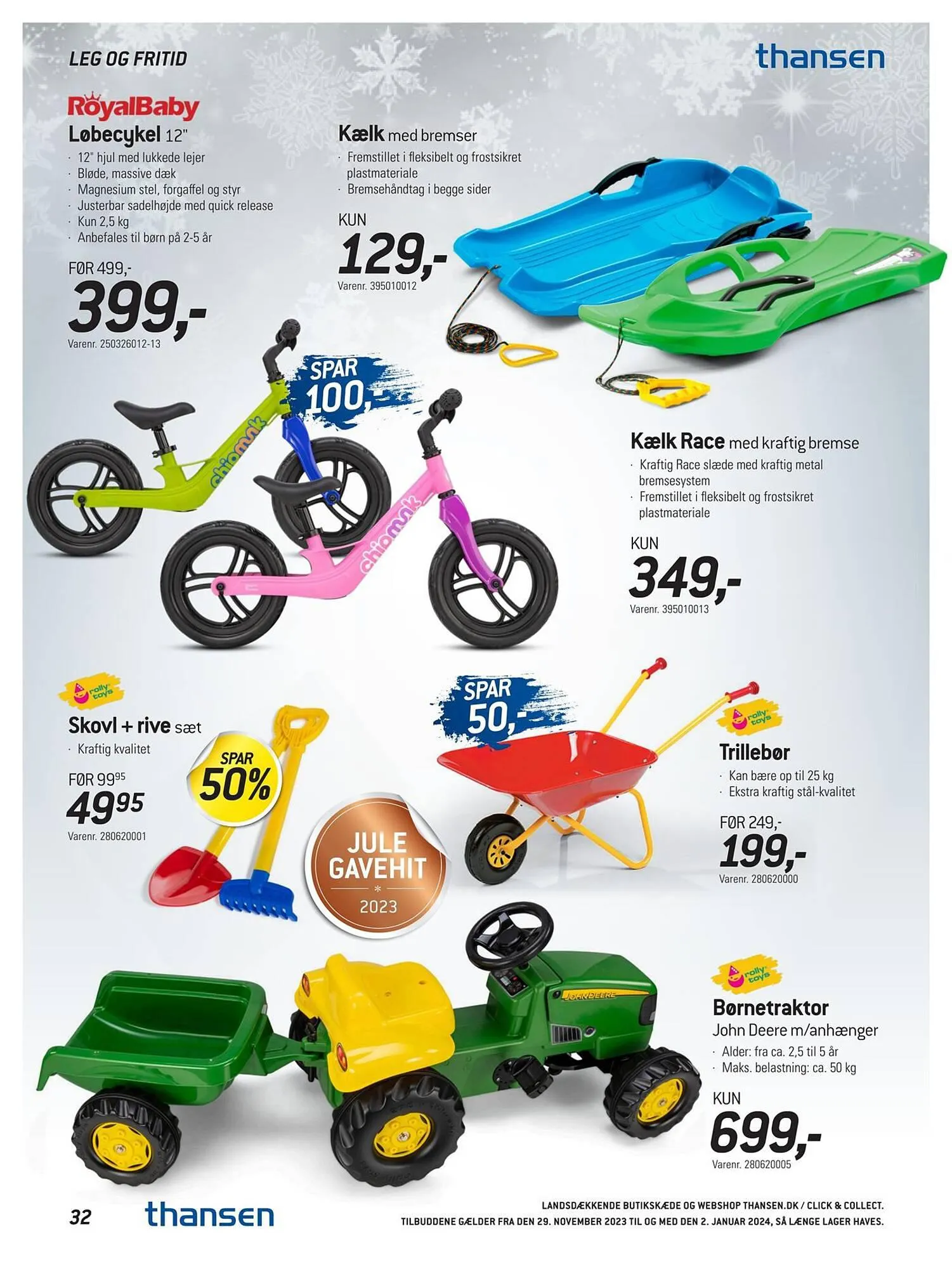 Thansen tilbudsavis Gyldig indtil 28. november - 2. januar 2024 - tilbudsavis side 32