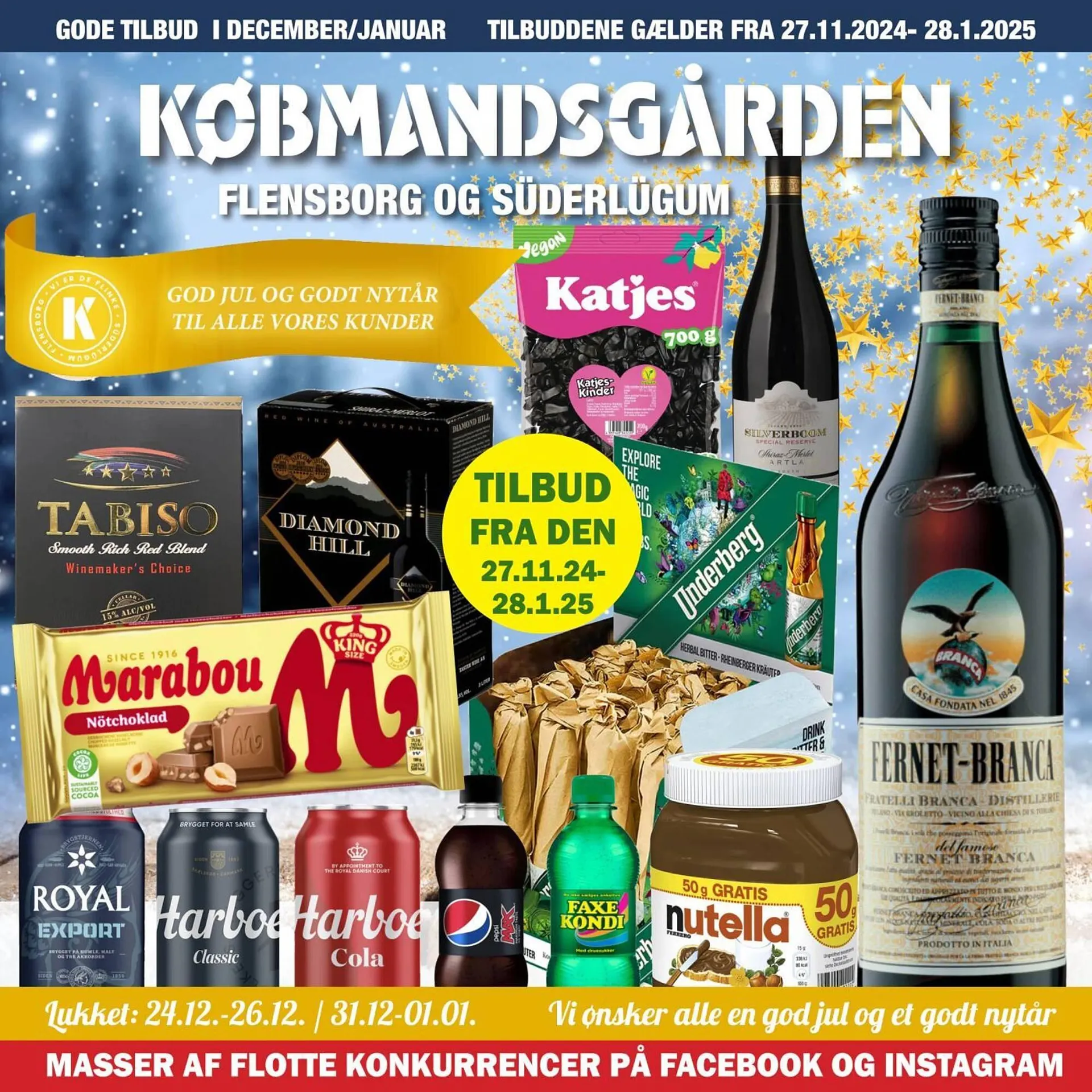 Købmandsgården tilbudsavis Gyldig indtil 26. november - 28. januar 2025 - tilbudsavis side 1