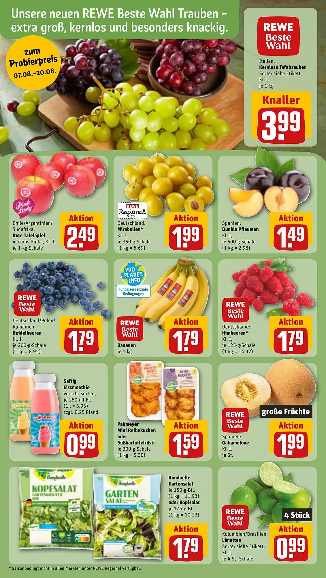 REWE tilbudsavis Gyldig indtil 14. august - 19. august 2023 - tilbudsavis side 4