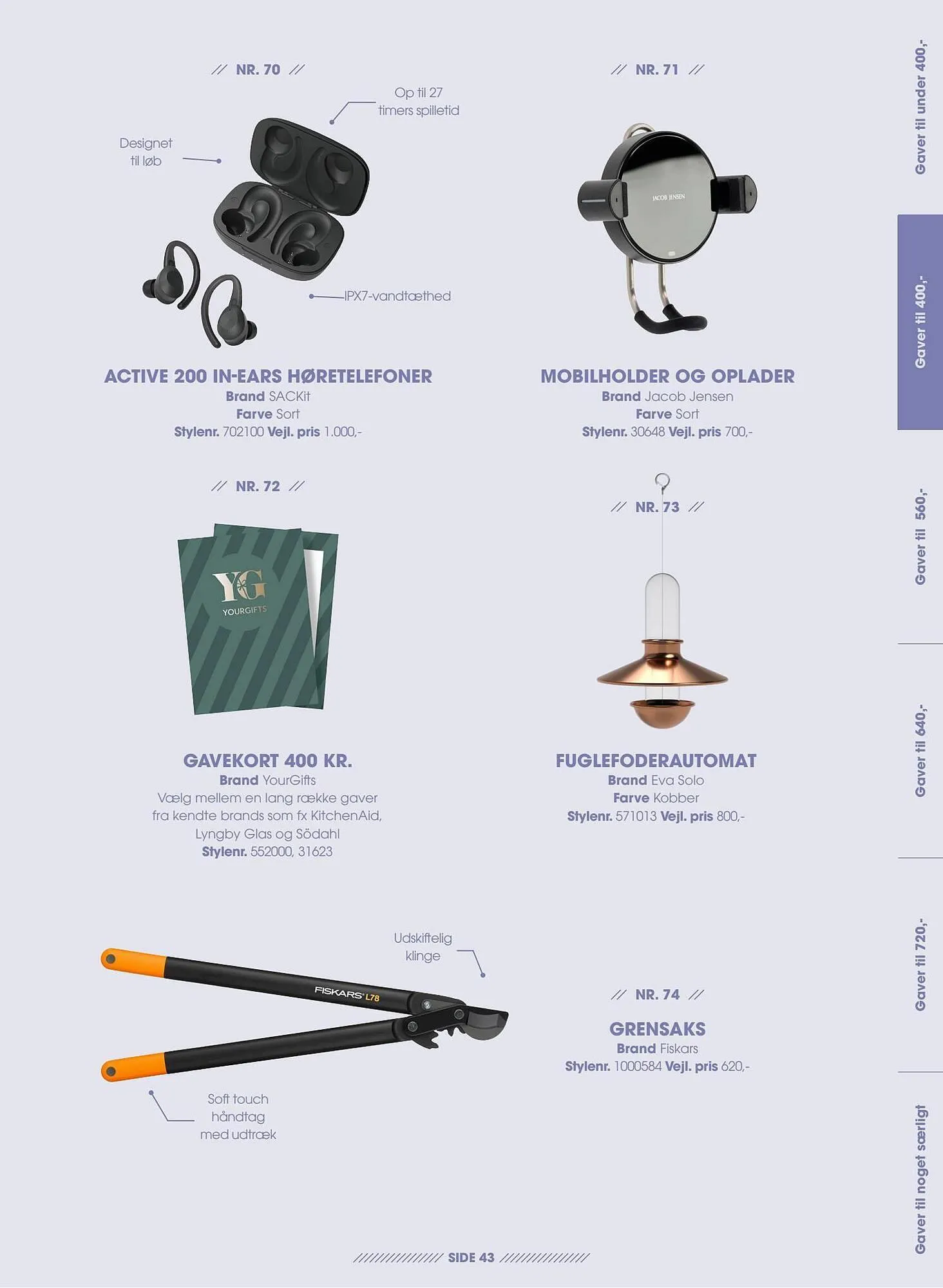 Sportigan tilbudsavis Gyldig indtil 22. august - 31. december 2023 - tilbudsavis side 43