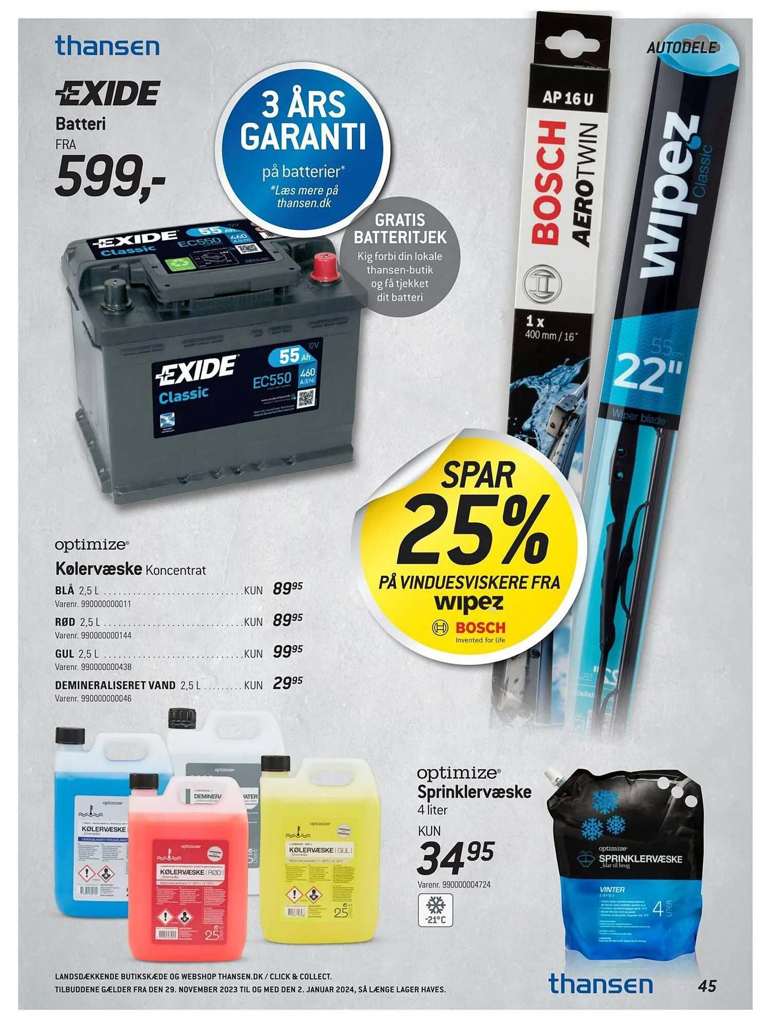 Thansen tilbudsavis Gyldig indtil 28. november - 2. januar 2024 - tilbudsavis side 45
