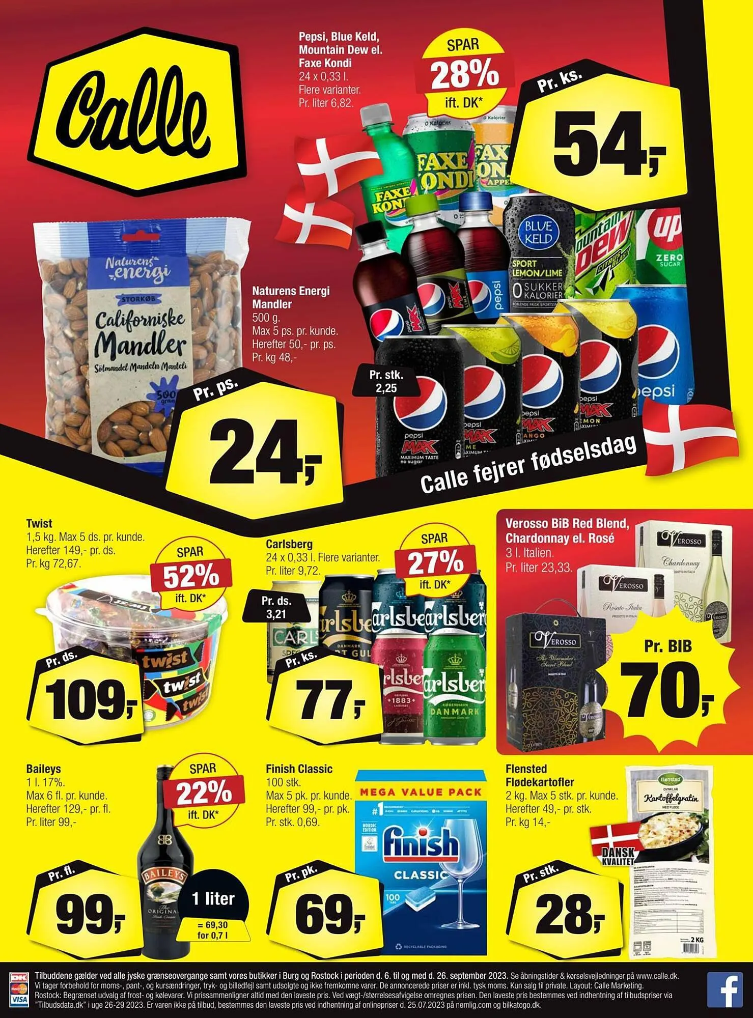 Calle tilbudsavis Gyldig indtil 5. september - 26. september 2023 - tilbudsavis side 1