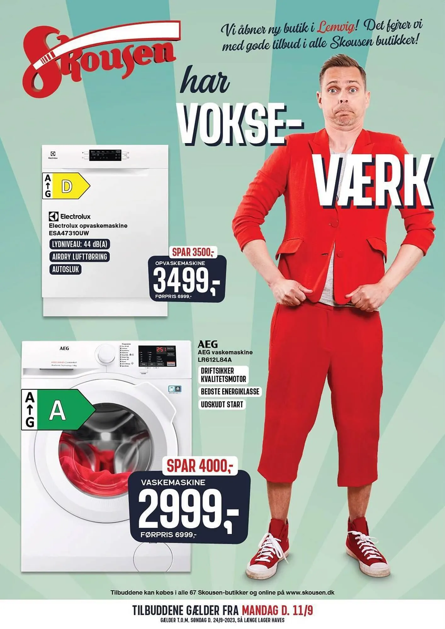 Skousen tilbudsavis Gyldig indtil 11. september - 24. september 2023 - tilbudsavis side 1