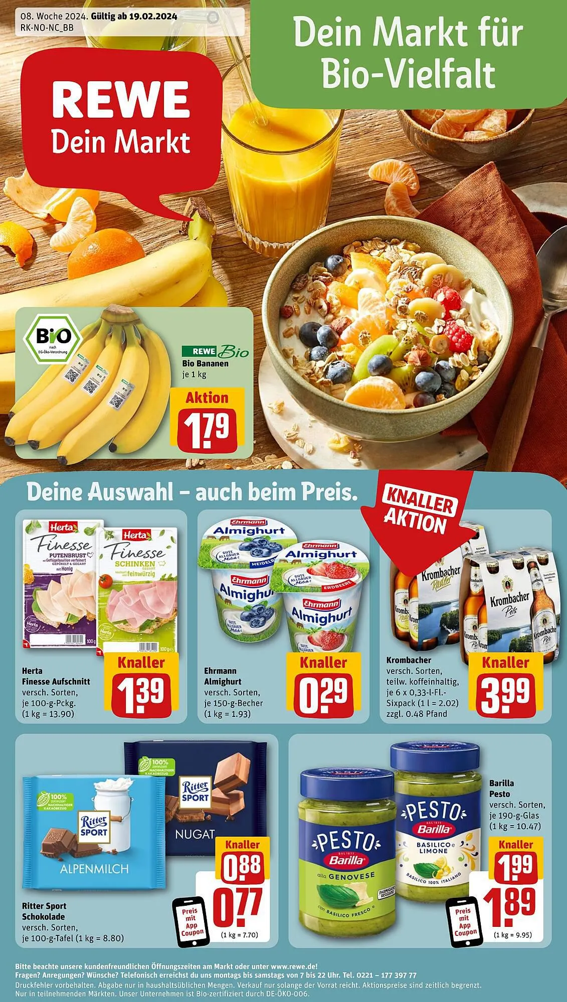 REWE tilbudsavis Gyldig indtil 19. februar - 24. februar 2024 - tilbudsavis side 
