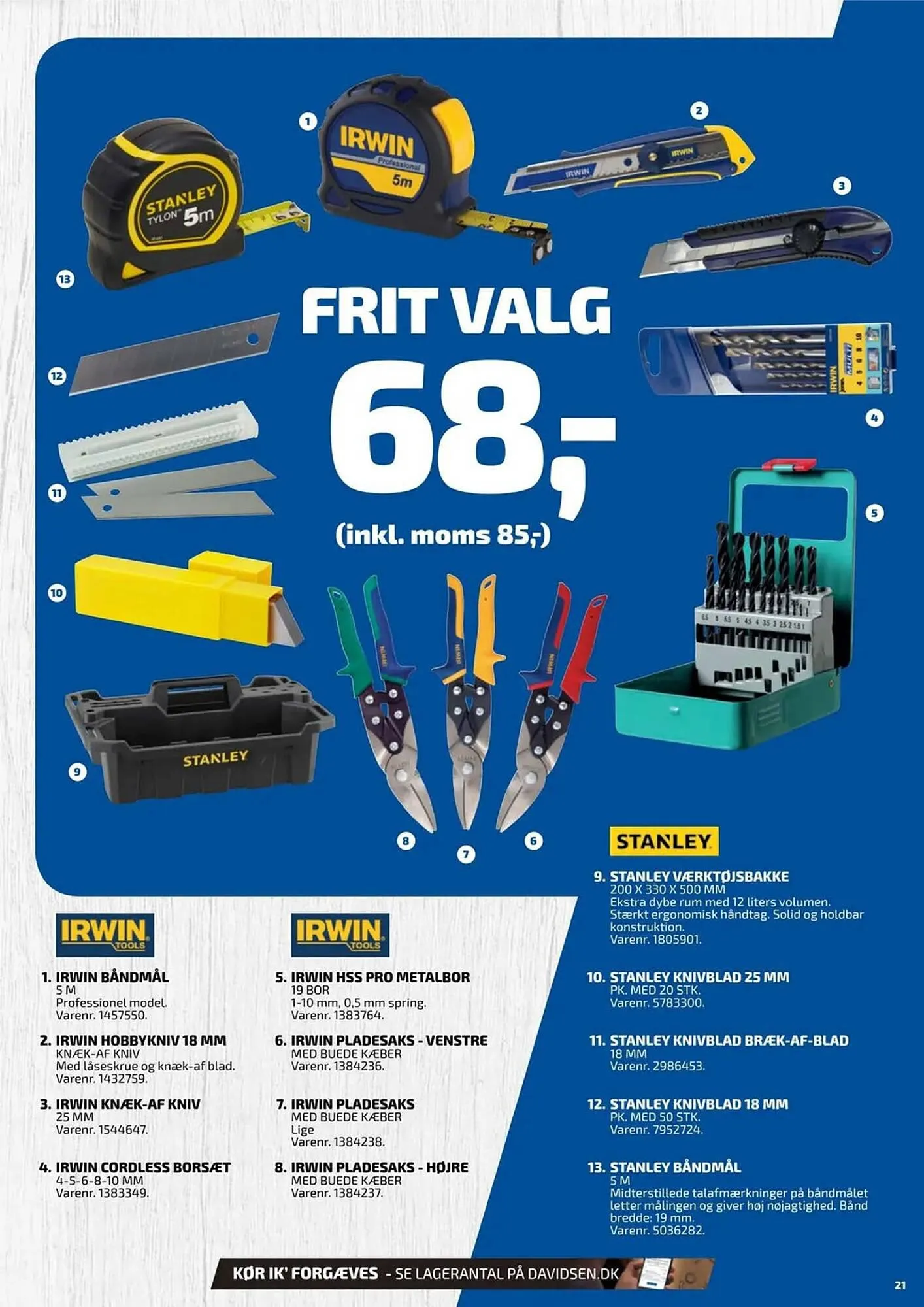 Davidsen tilbudsavis Gyldig indtil 8. juni - 16. august 2023 - tilbudsavis side 21