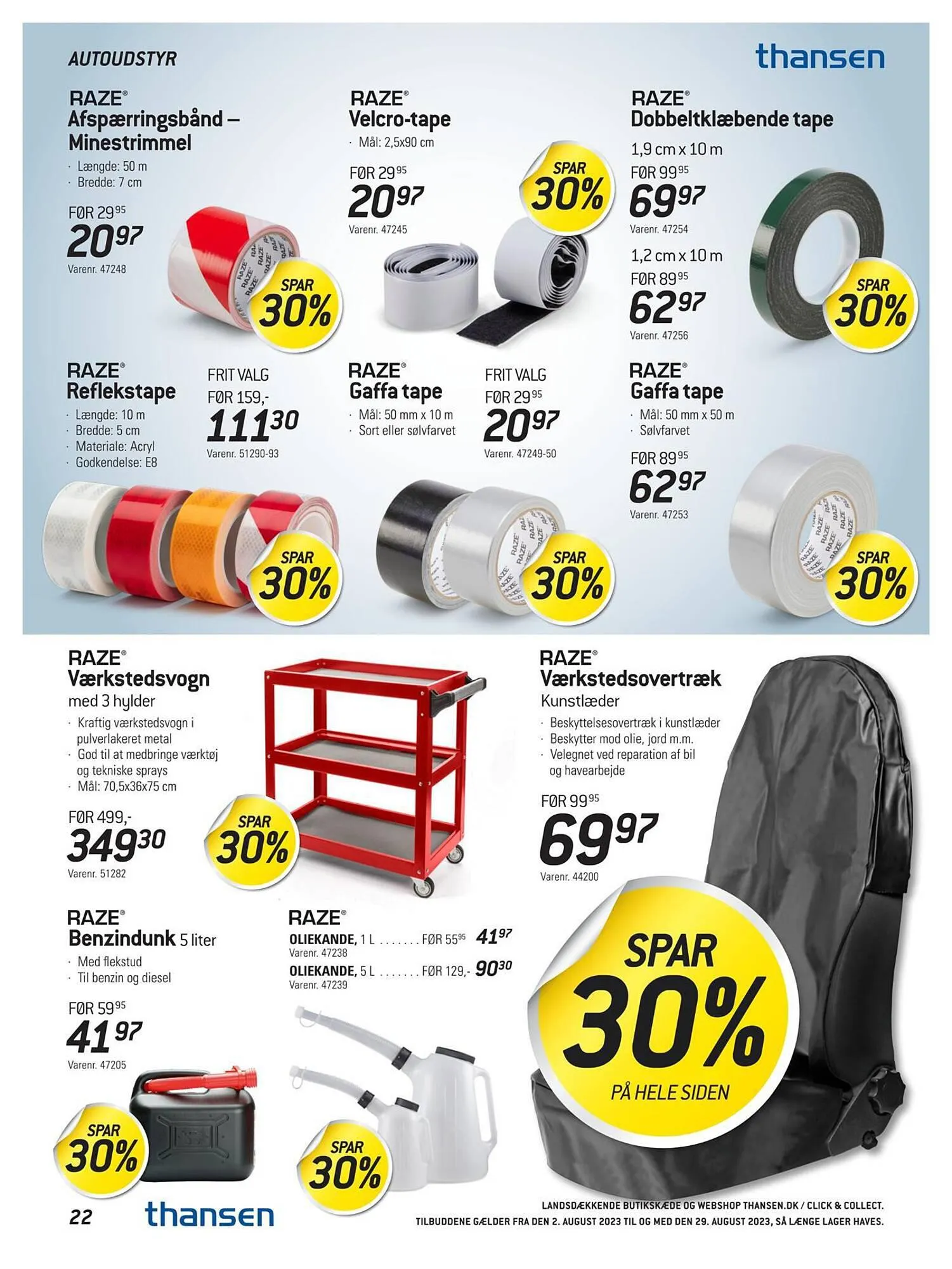 Thansen tilbudsavis Gyldig indtil 1. august - 29. august 2023 - tilbudsavis side 22