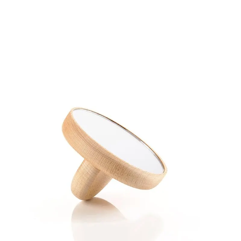 Zone Inu håndspejl bøg 8,6 x 5,3 cm