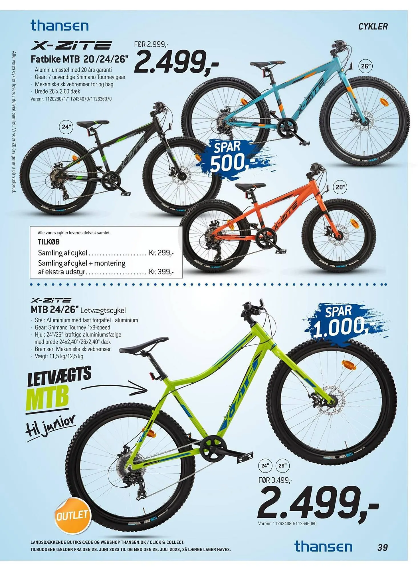 Thansen tilbudsavis Gyldig indtil 27. juni - 25. juli 2023 - tilbudsavis side 39