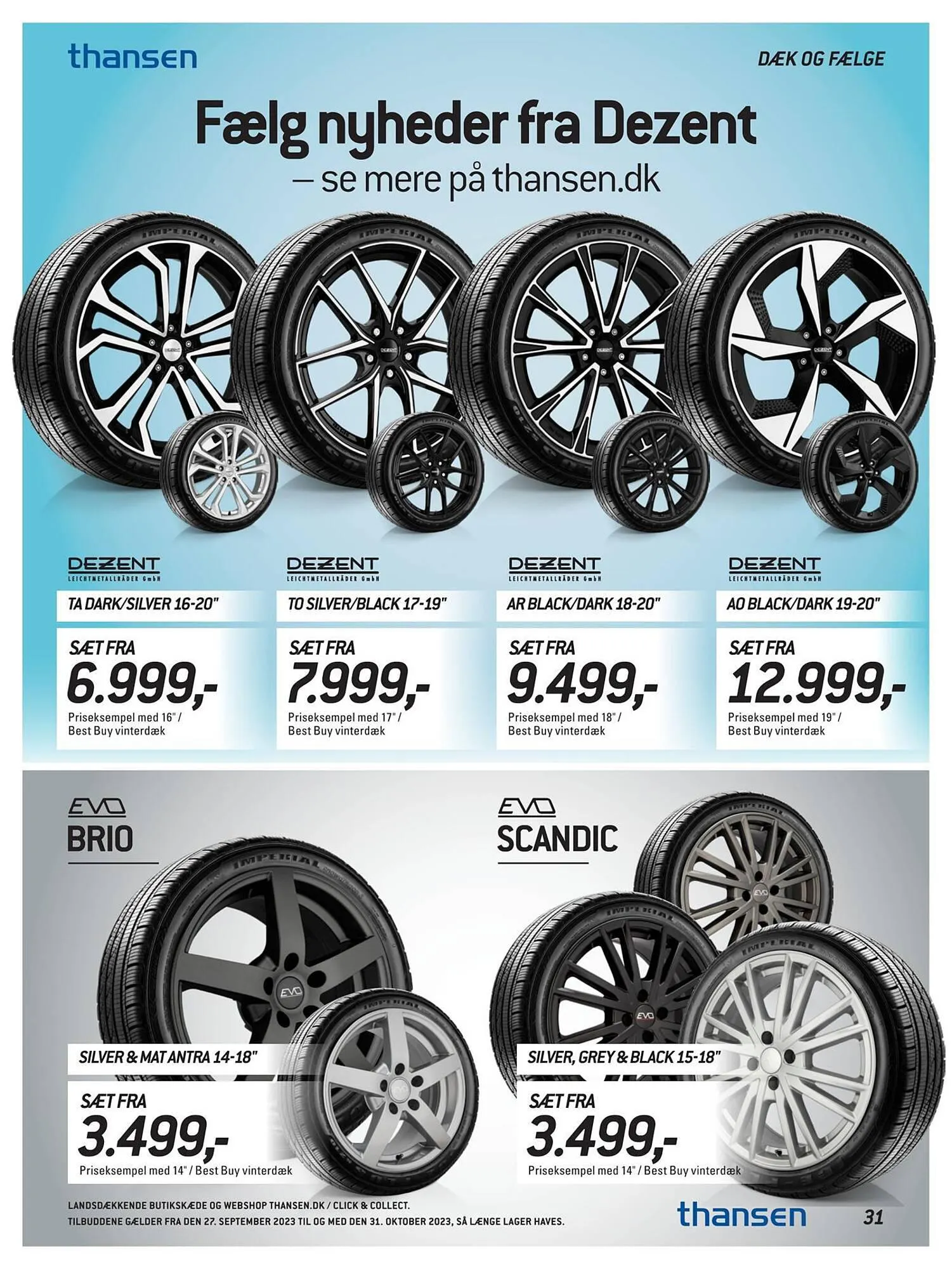 Thansen tilbudsavis Gyldig indtil 26. september - 31. oktober 2023 - tilbudsavis side 31