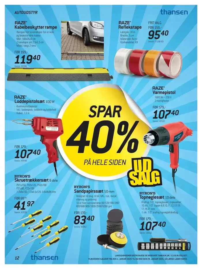 Aktuell kundeavis Thansen Gyldig indtil 1. januar - 28. januar 2025 - tilbudsavis side 12