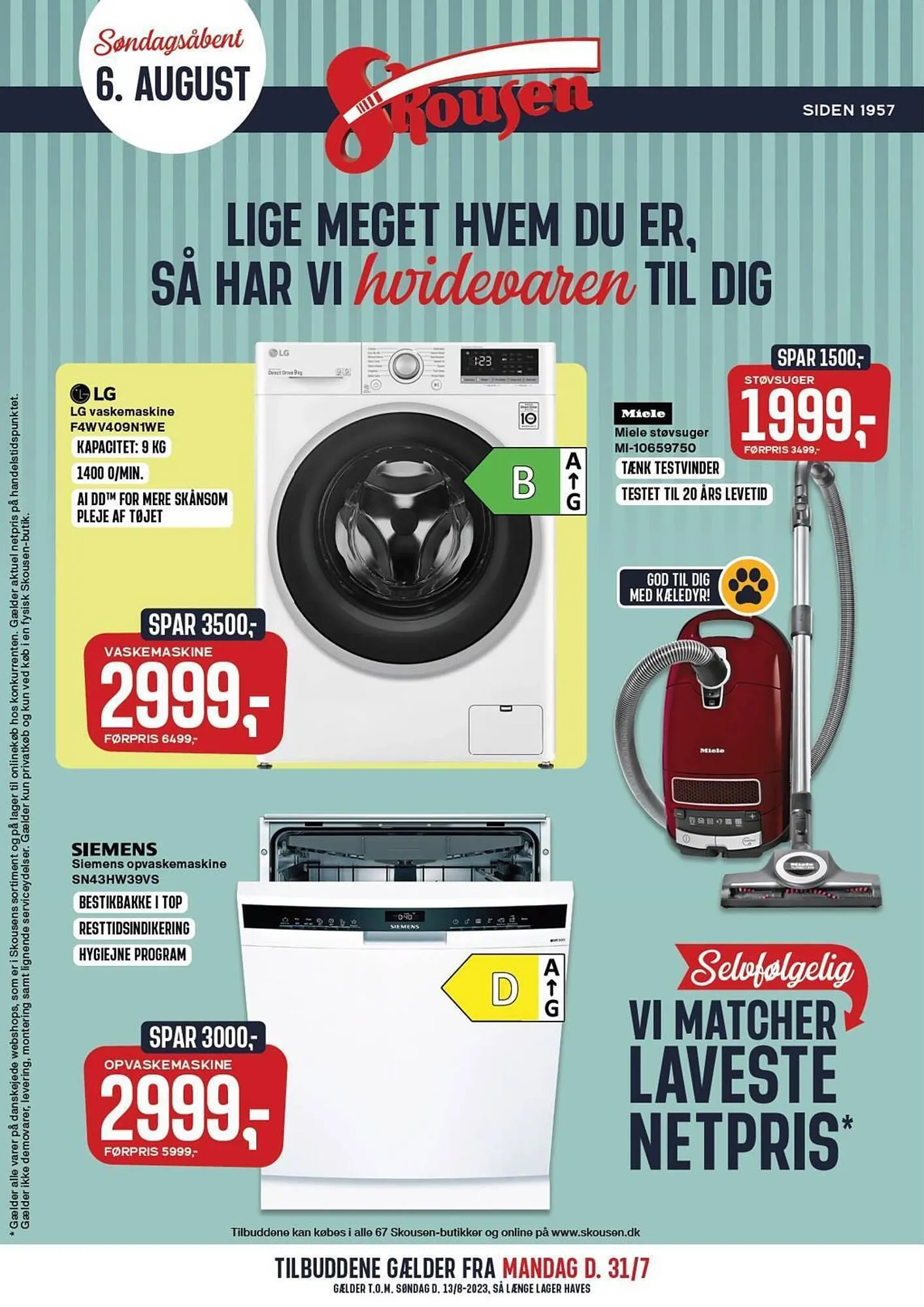 Skousen tilbudsavis Gyldig indtil 31. juli - 13. august 2023 - tilbudsavis side 1