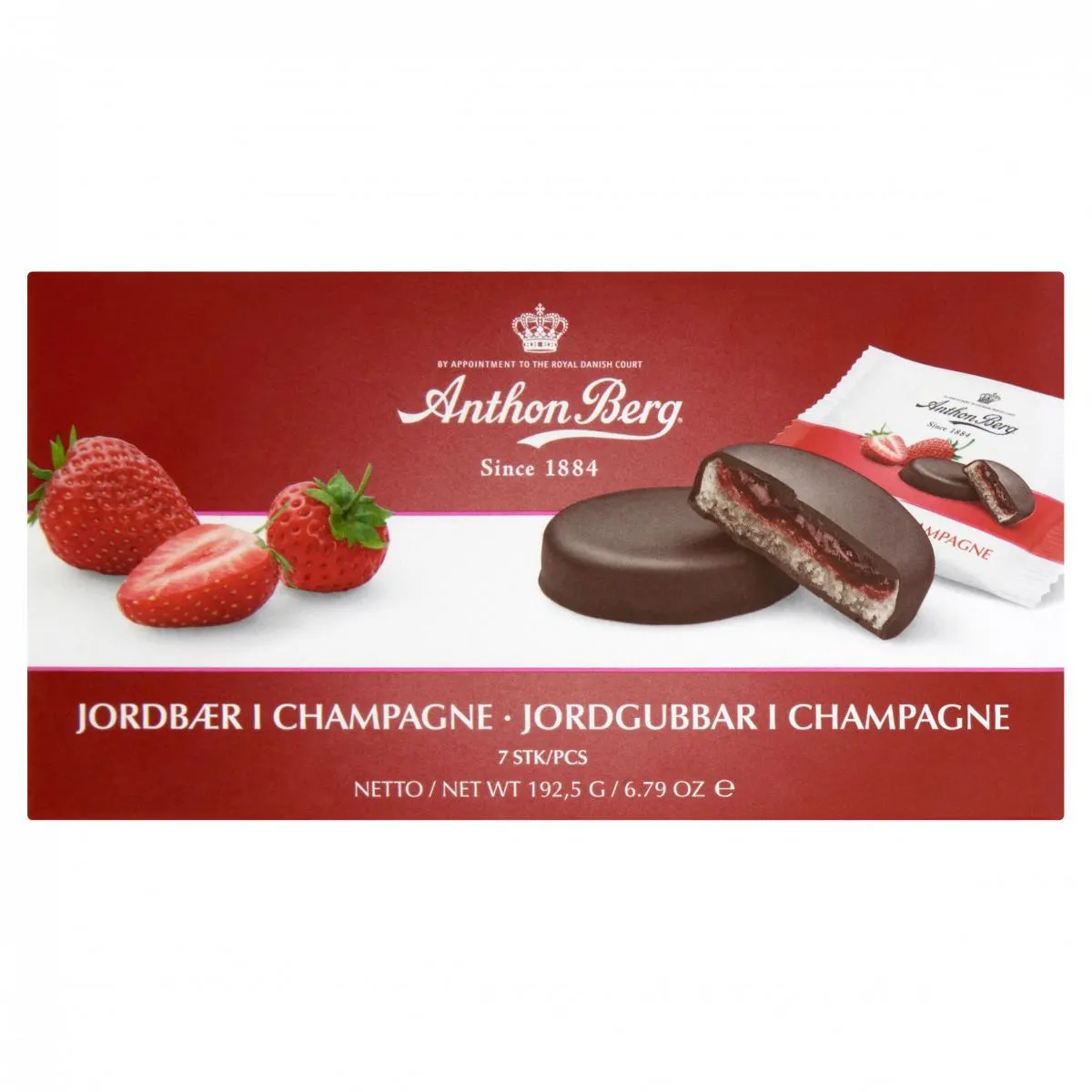 Anthon Berg Jordbær i Champagne