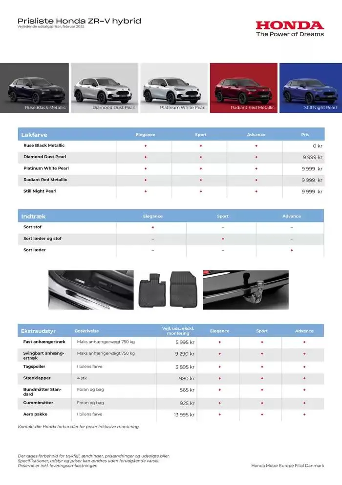 Honda ZR-V prisliste Gyldig indtil 4. februar - 4. februar 2026 - tilbudsavis side 2