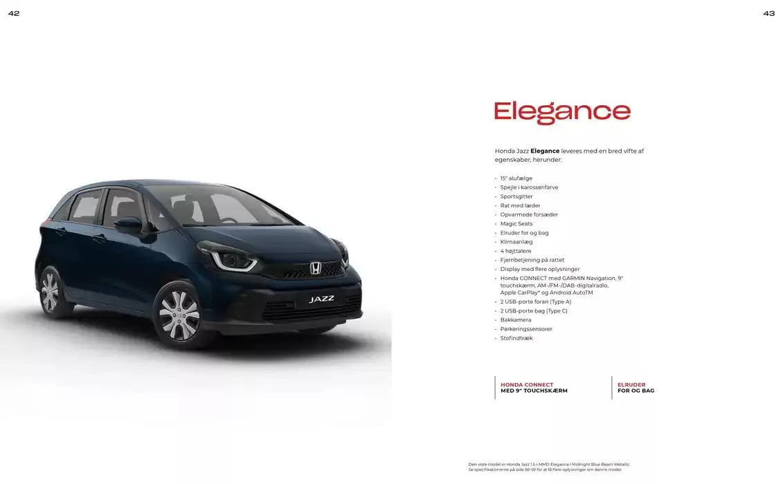 Honda Jazz Hybrid Brosjyre Gyldig indtil 23. januar - 23. januar 2026 - tilbudsavis side 22
