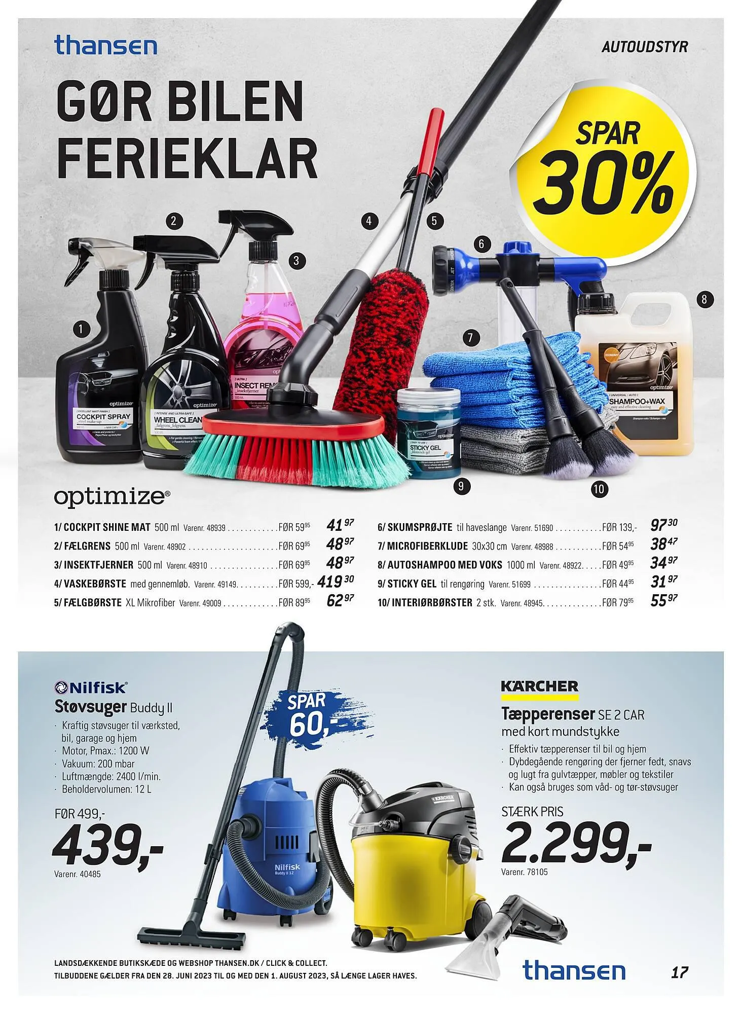 Thansen tilbudsavis Gyldig indtil 28. juni - 1. august 2023 - tilbudsavis side 17