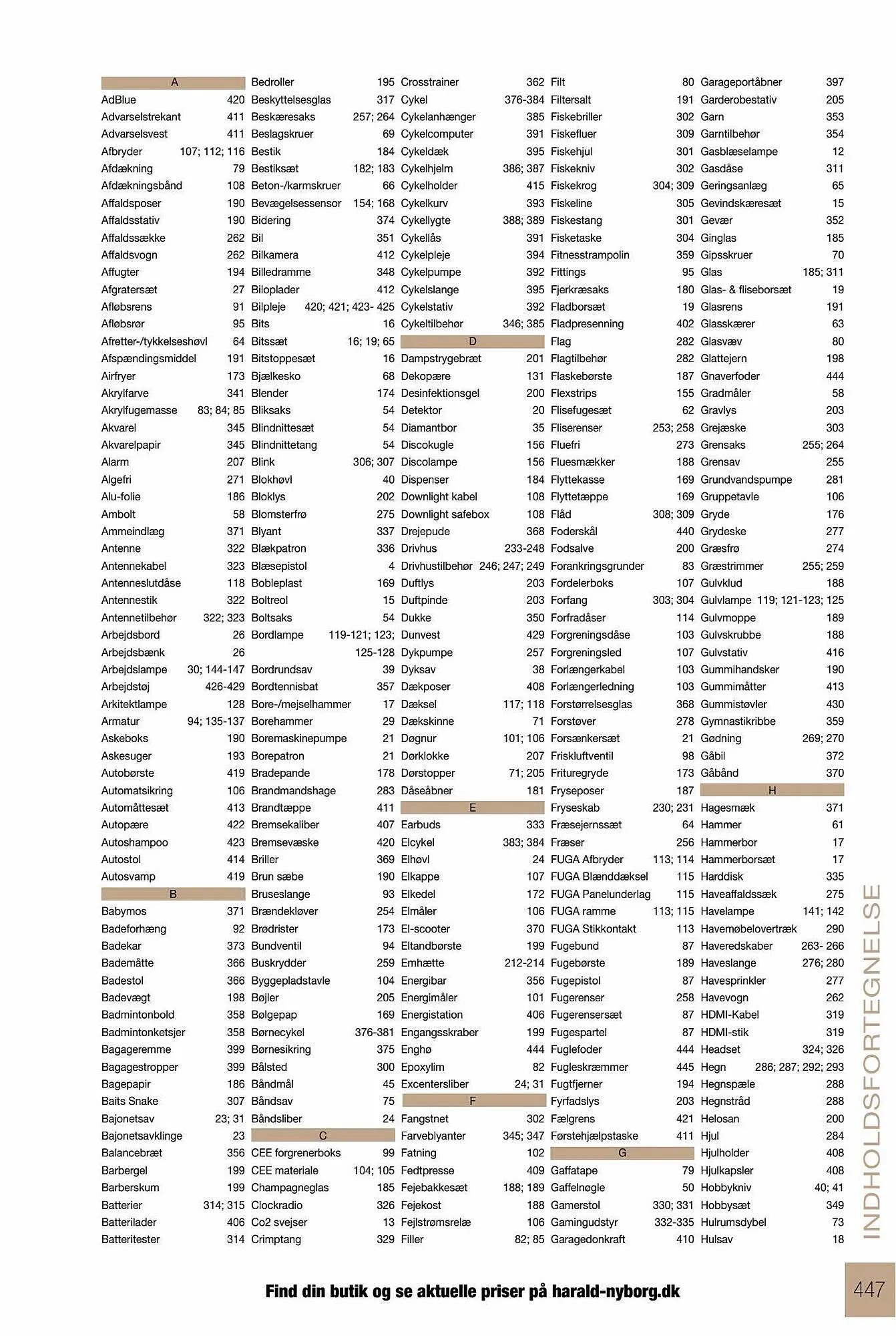 Harald Nyborg tilbudsavis Gyldig indtil 4. januar - 31. december 2023 - tilbudsavis side 447