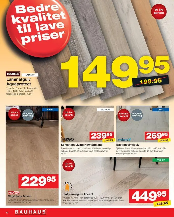 Bauhaus Tilbudsavis Gyldig indtil 31. maj - 14. juni 2024 - tilbudsavis side 12